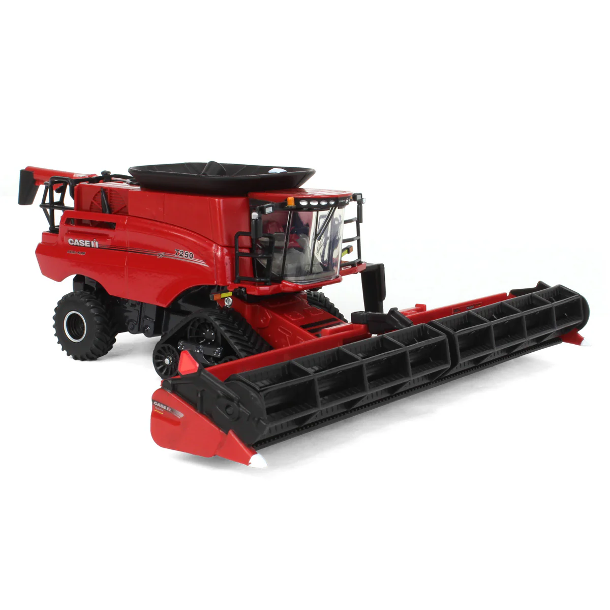 1/64 Case IH 7250 Tracked Combine with Corn & Grain Heads, ERTL Prestige Collection - Image 2