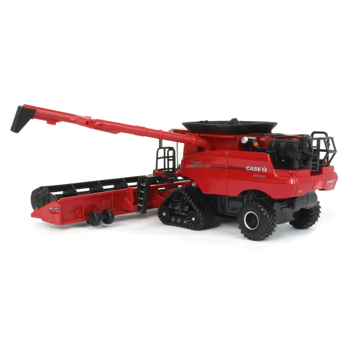 1/64 Case IH 7250 Tracked Combine with Corn & Grain Heads, ERTL Prestige Collection - Image 4