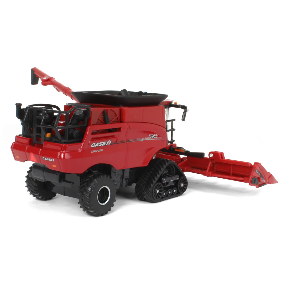 1/64 Case IH 7250 Tracked Combine with Corn & Grain Heads, ERTL Prestige Collection - Image 6