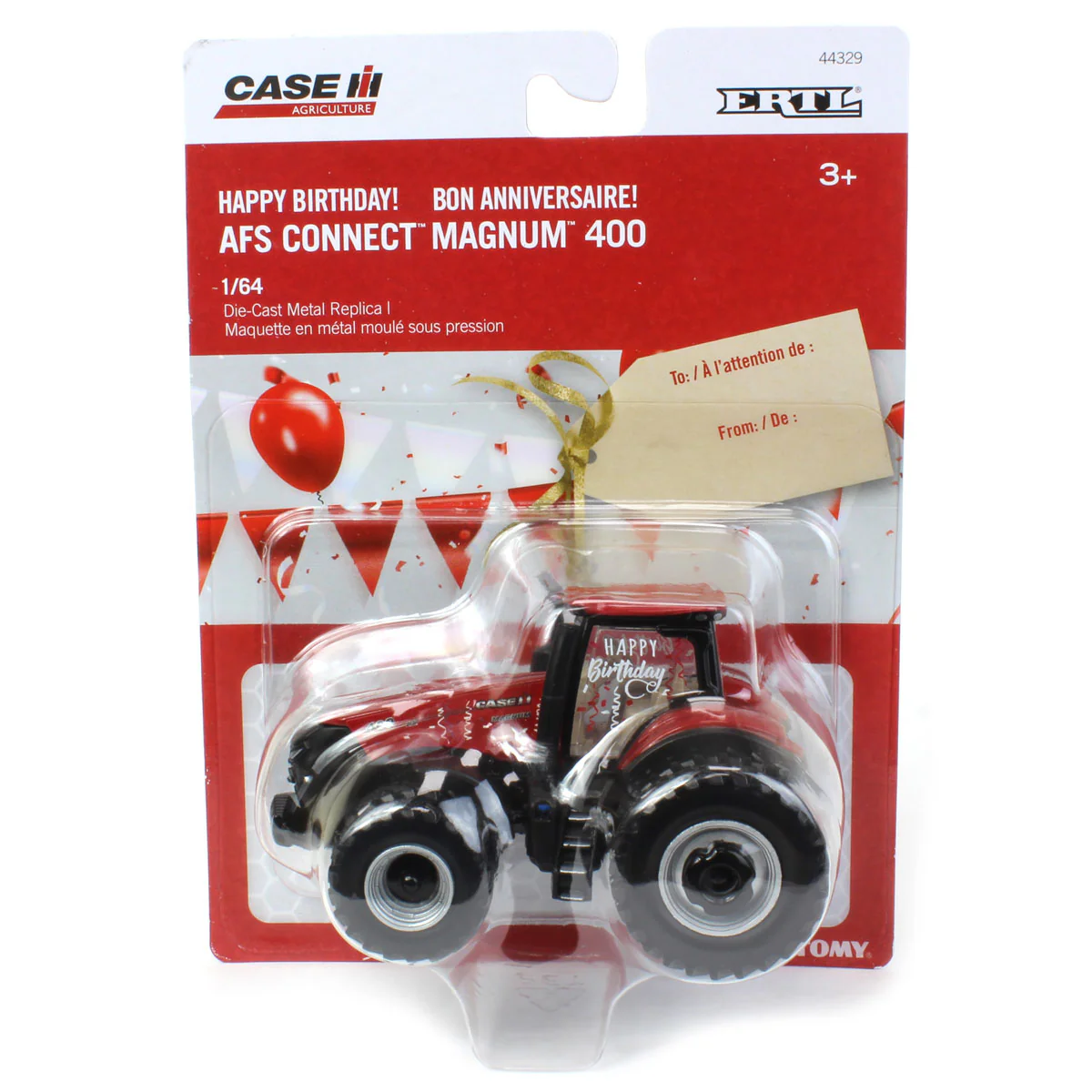 1/64 Case IH AFS Connect Magnum 400 "Happy Birthday" Tractor with Front & Rear Duals by ERTL - Image 6