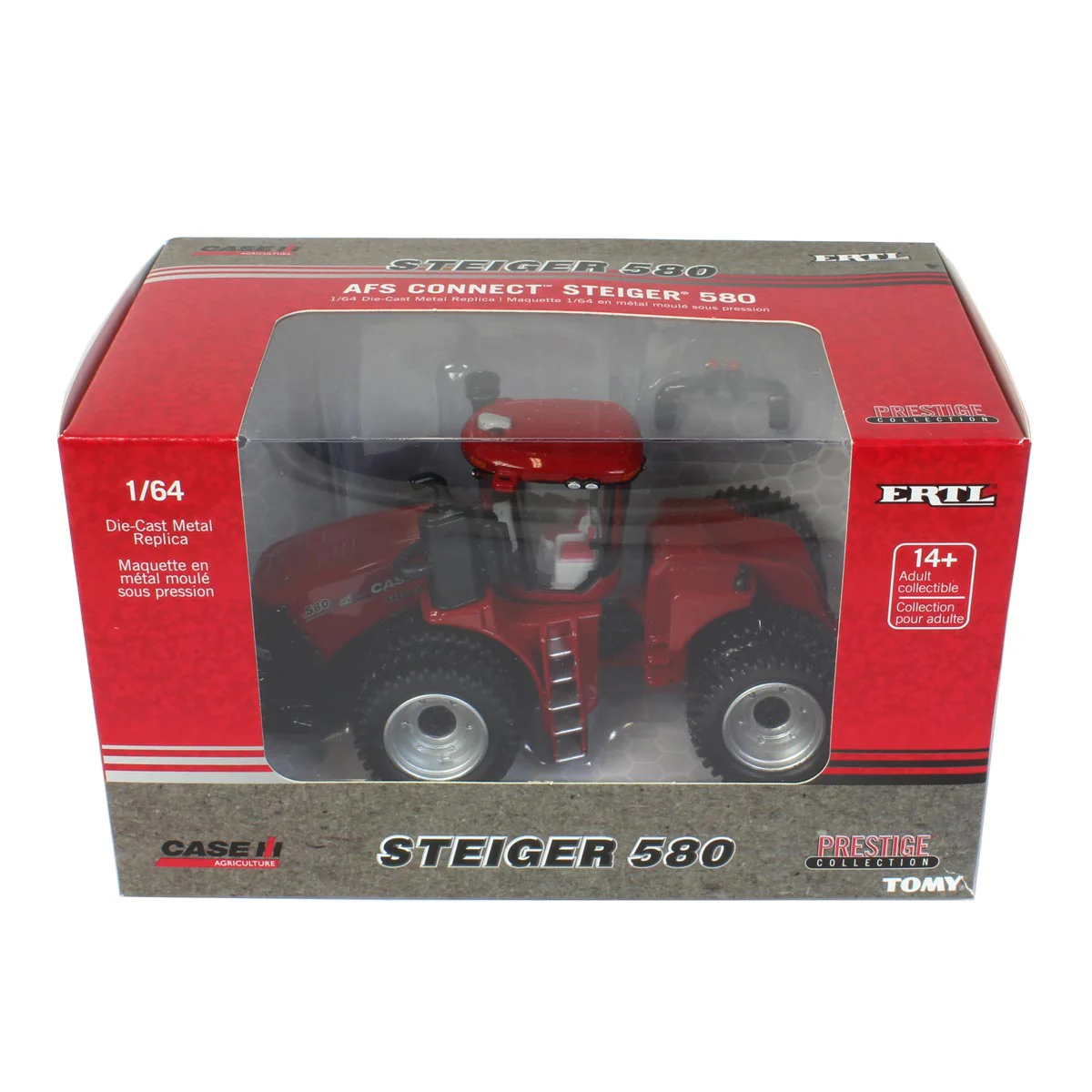 1/64 Case IH AFS Connect Steiger 580 4WD Tractor with Duals, ERTL Prestige Collection - Image 6