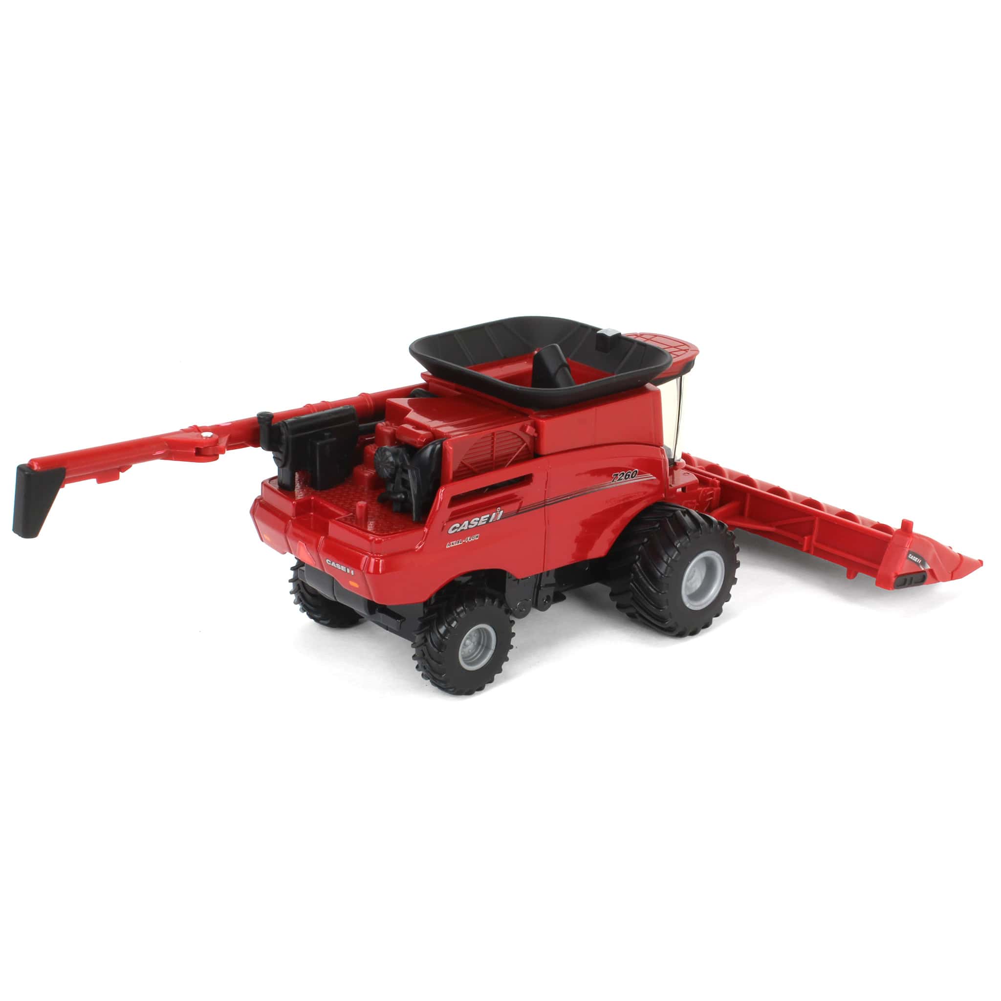 1/64 Case IH Axial-Flow 7260 Combine with Wide Singles, Corn Head & Grain Head by ERTL - Image 3