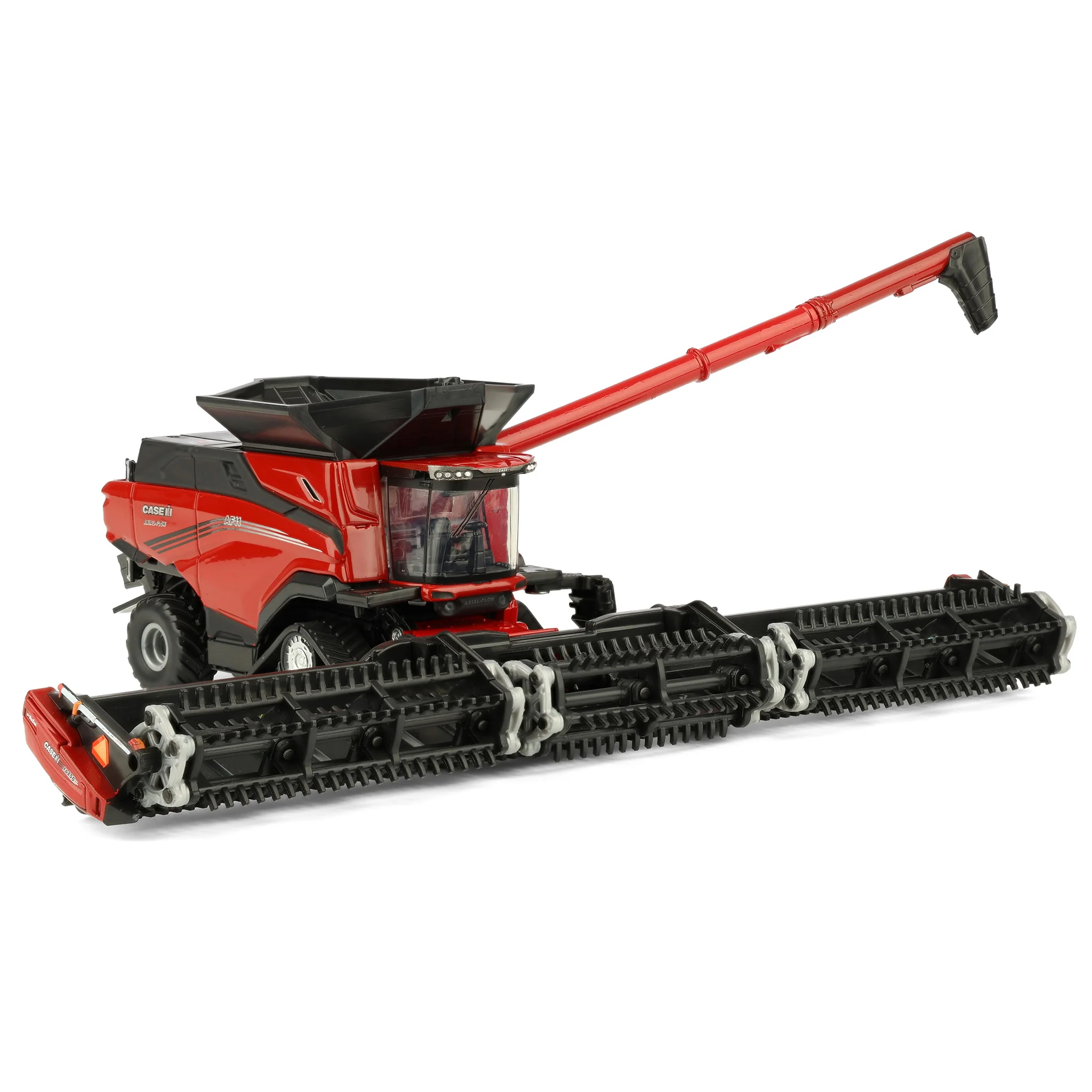 1/64 Case IH Axial-Flow AF11 Combine with Tracks, Draper Head & Corn Head by ERTL - Image 4