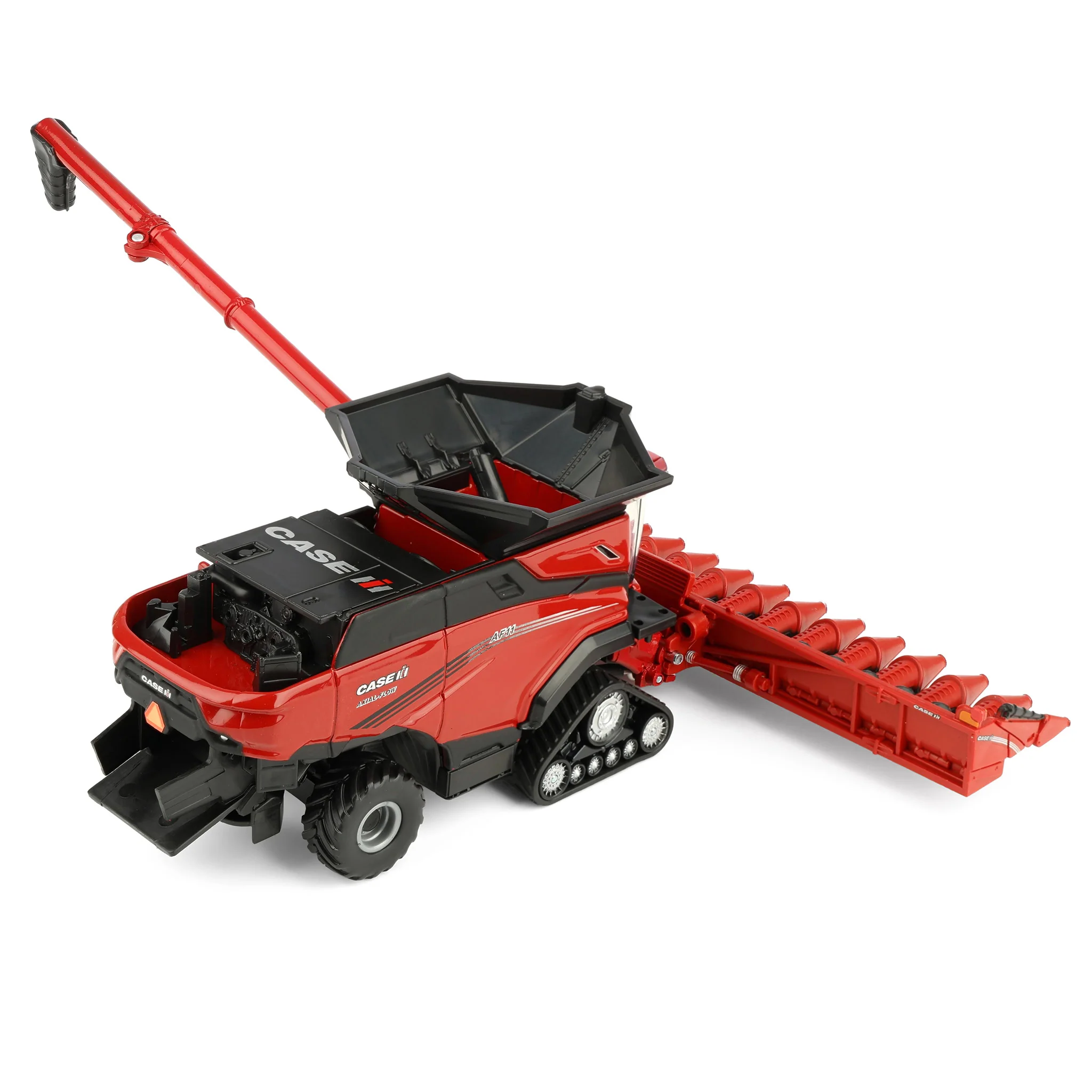 1/64 Case IH Axial-Flow AF11 Combine with Tracks, Draper Head & Corn Head by ERTL - Image 9