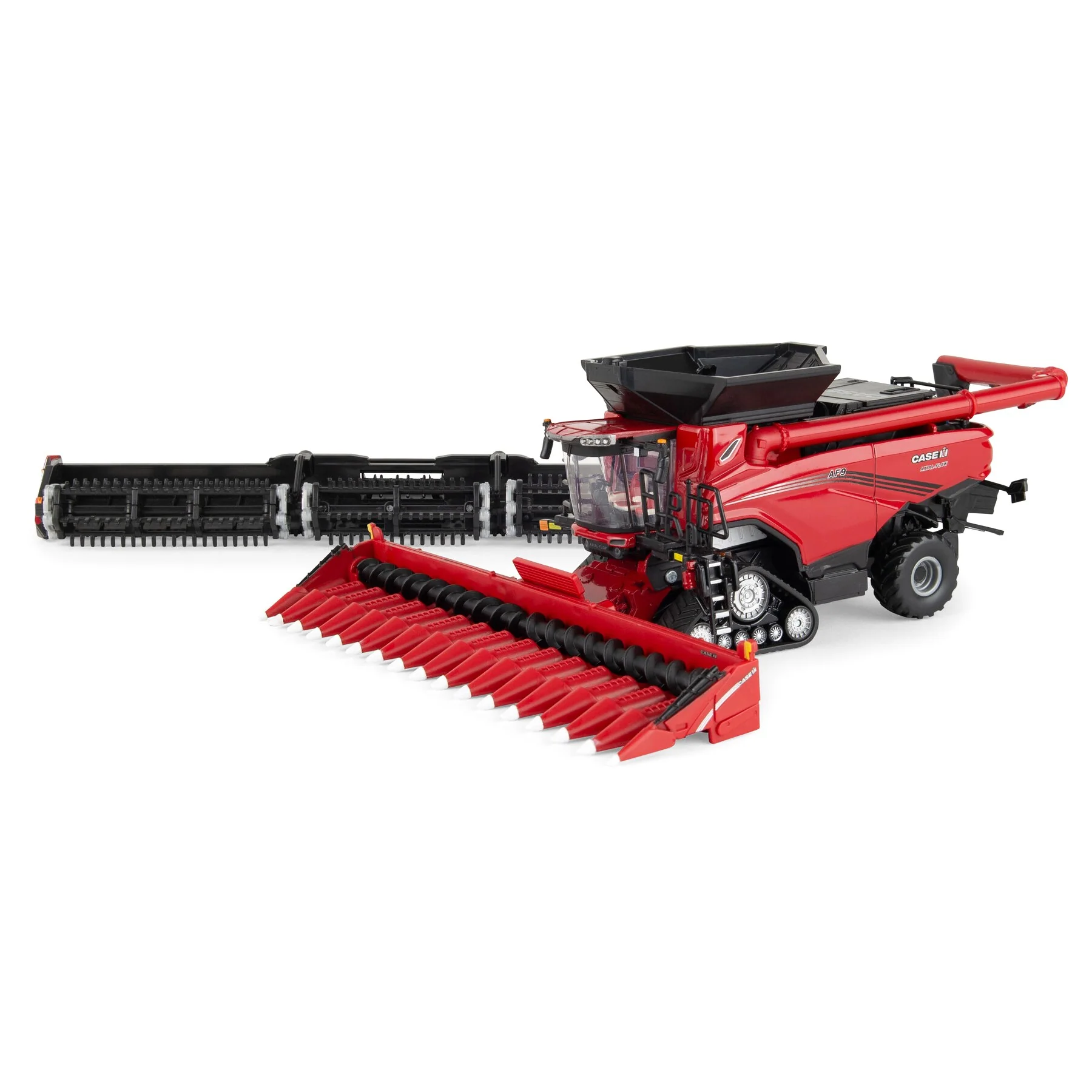 1/64 Case IH Axial-Flow AF9 Tracked Combine with Corn Head & Draper Head, ERTL Prestige Collection