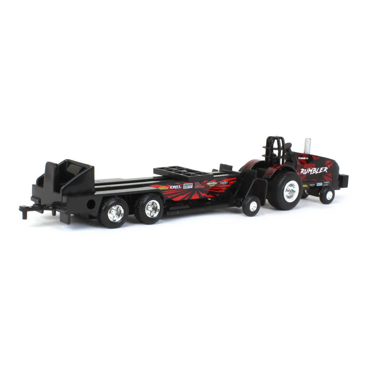 1/64 Case IH Magnum "Red Rumbler" Pulling Tractor with Pulling Sled - Image 3