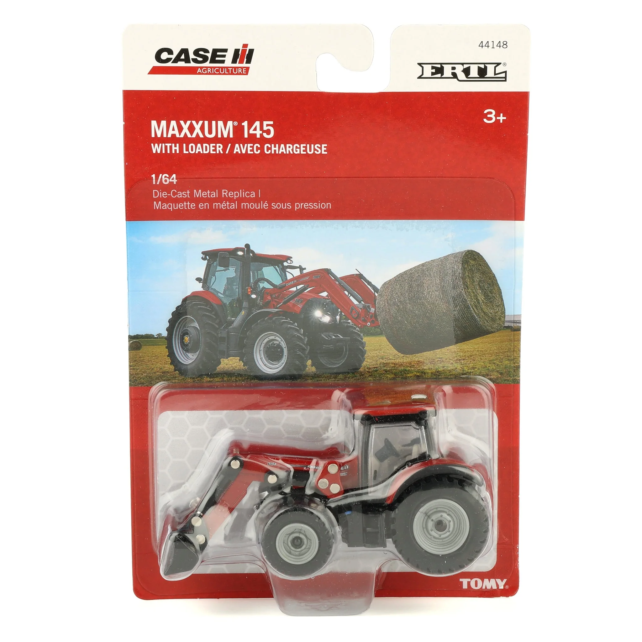 1/64 Case IH Maxxum 145 Tractor with Loader by ERTL - Image 7