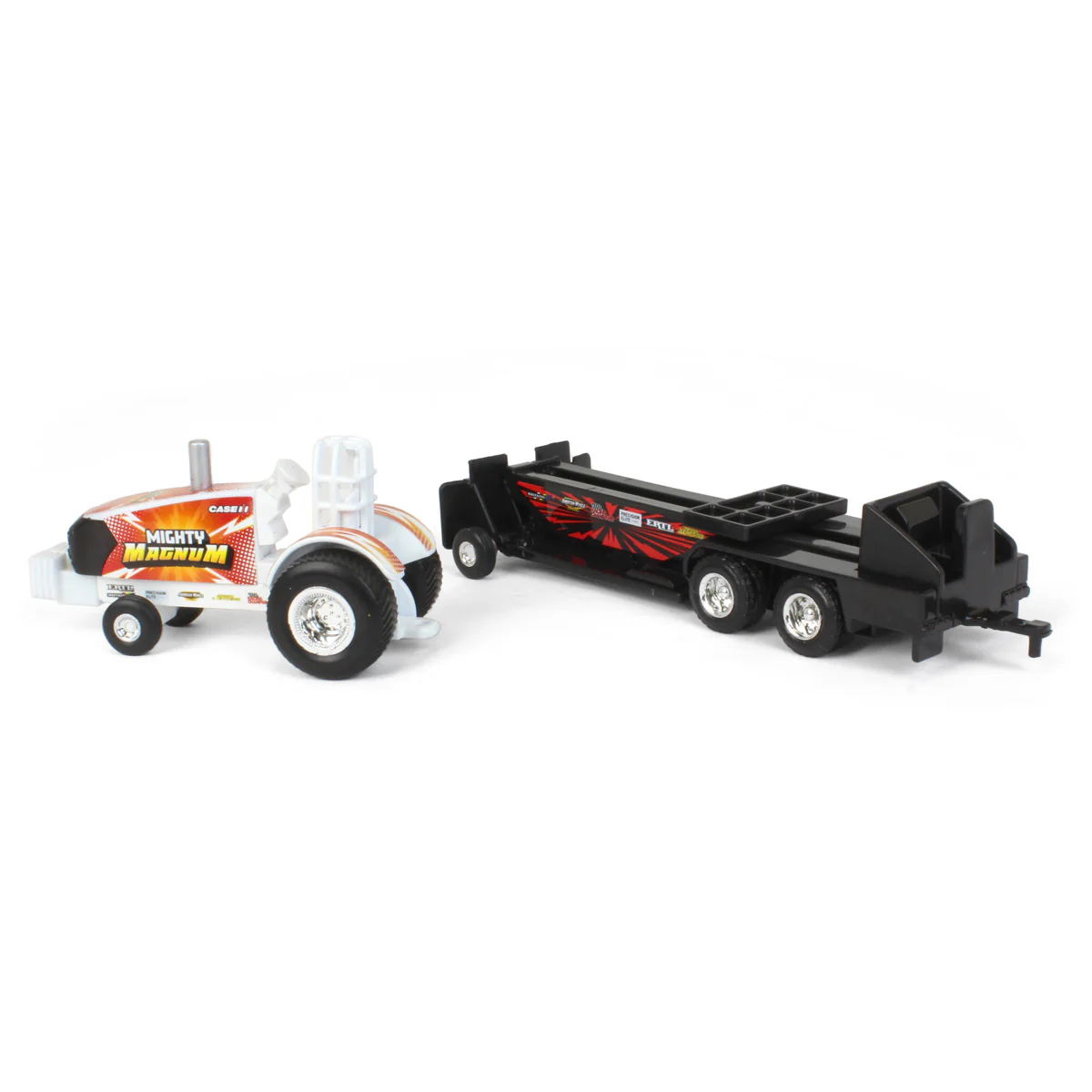 1/64 Case IH "Mighty Magnum" Magnum Pulling Tractor with Pulling Sled - Image 4