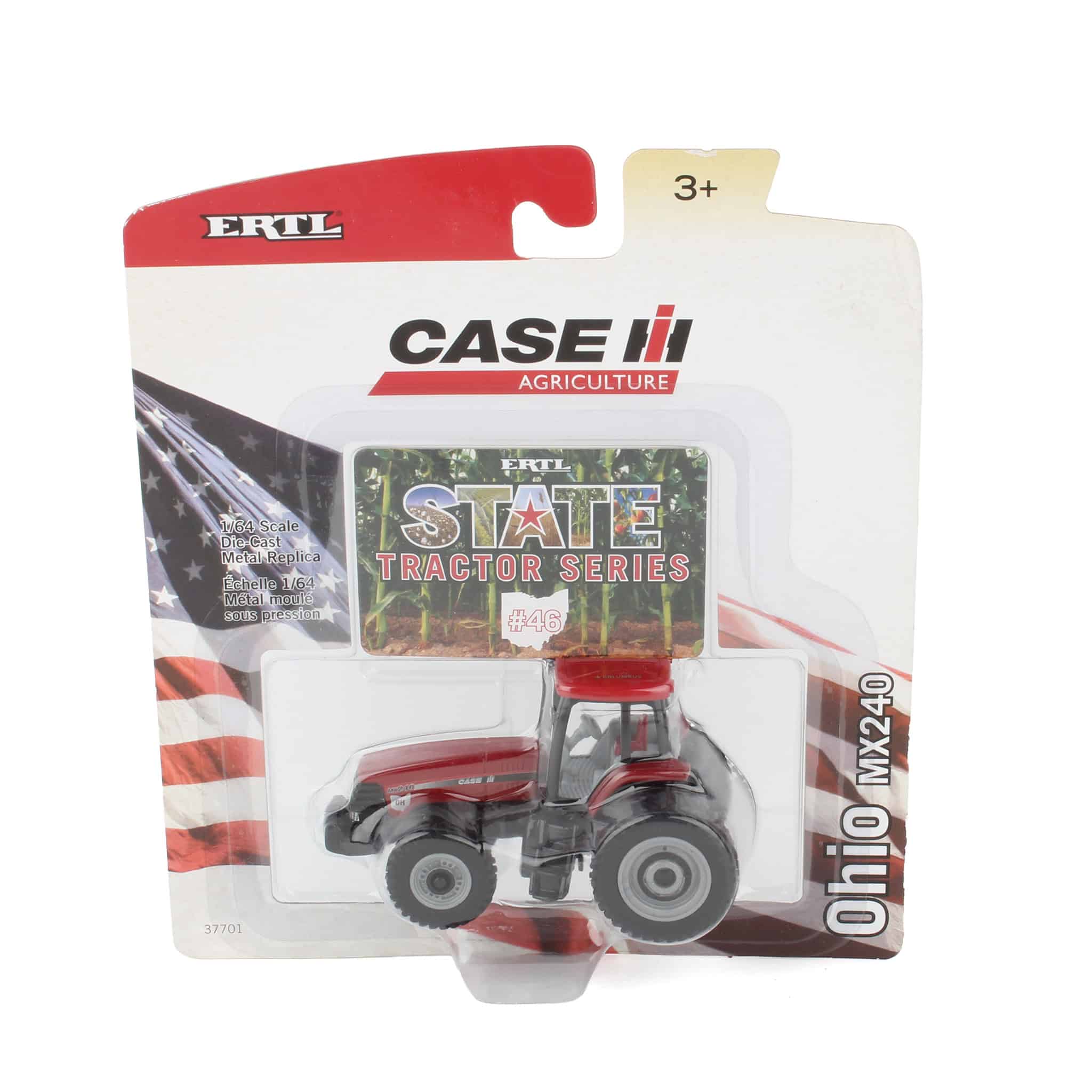 1/64 Case IH MX240 Magnum Tractor, State Tractor Series #46 Ohio, Capital Edition, by ERTL