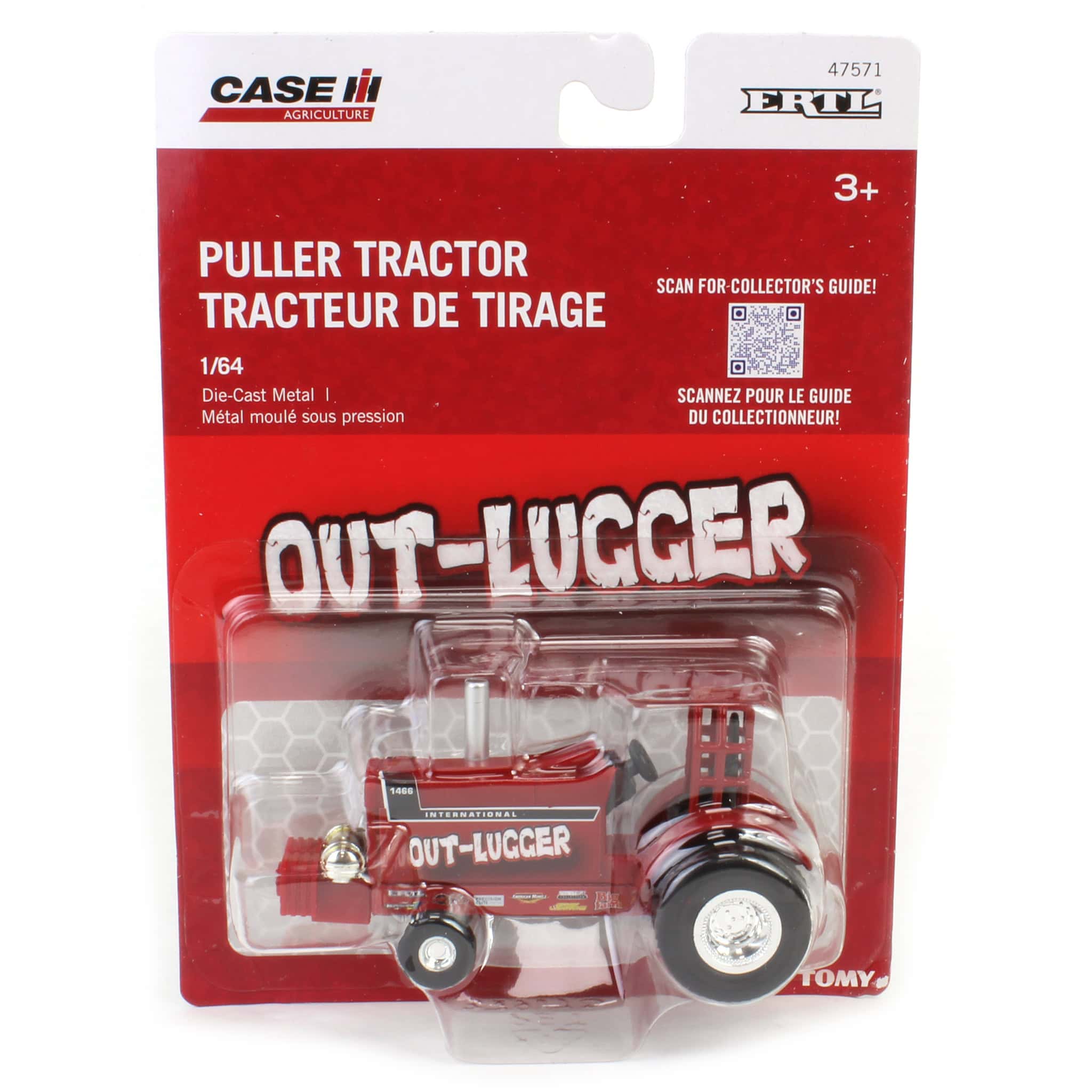 1/64 International 1466 "Out-Lugger" Vintage Pulling Tractor - Image 5
