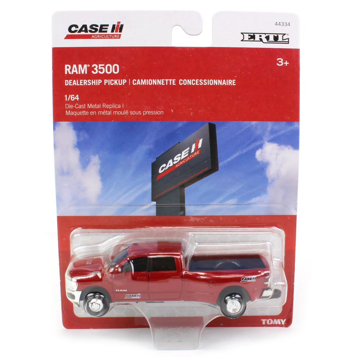 1/64 Case IH RAM 3500 Big Horn Dealership Pickup Truck by ERTL - Image 6