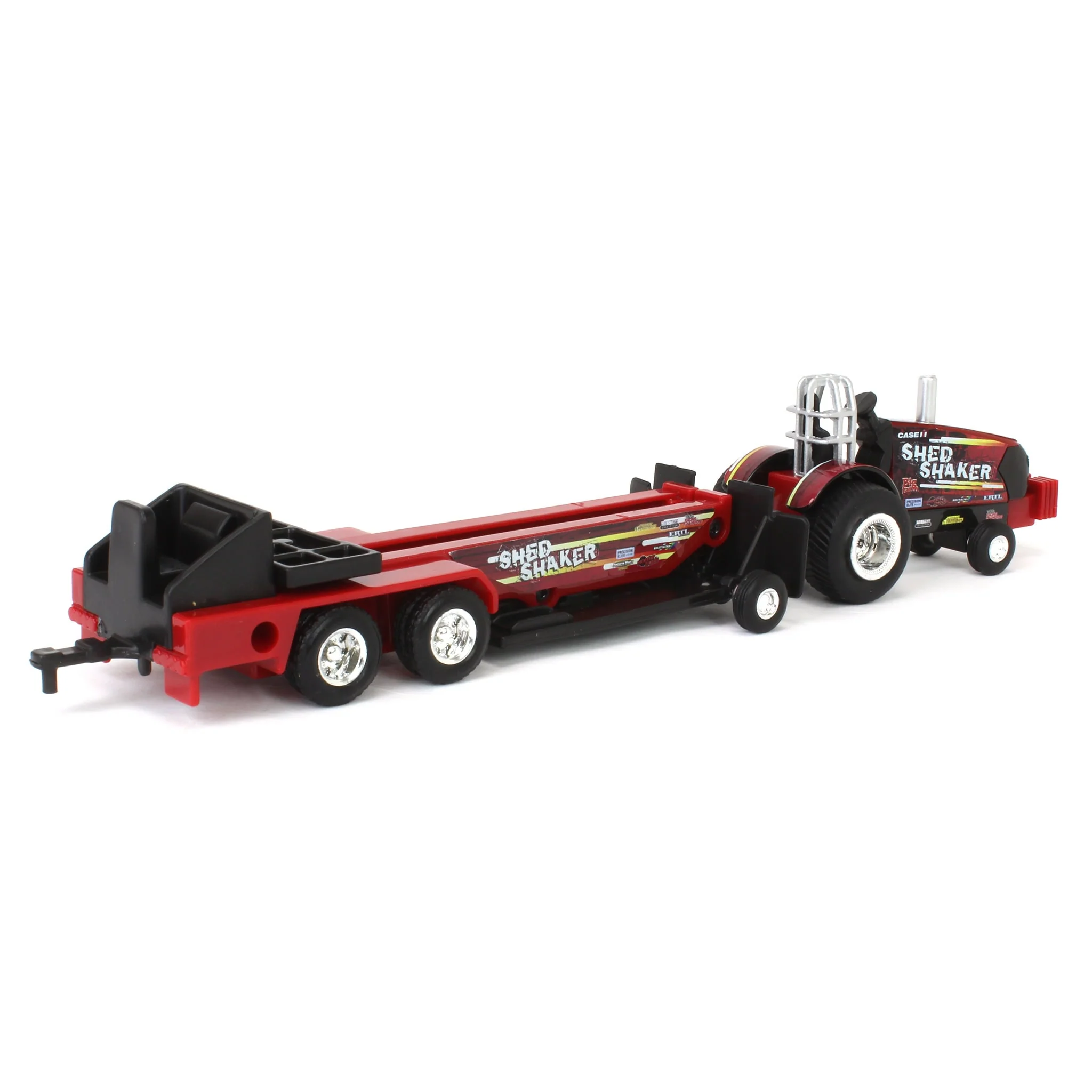 1/64 Case IH "Shed Shaker" Pulling Tractor with Sled - Image 3
