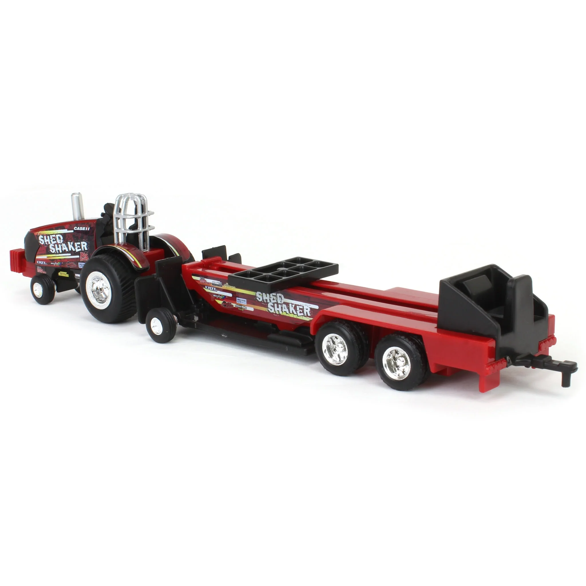 1/64 Case IH "Shed Shaker" Pulling Tractor with Sled - Image 4