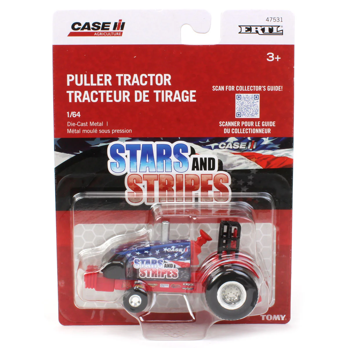 1/64 Case IH "Stars & Stripes" Magnum Pulling Tractor - Image 5