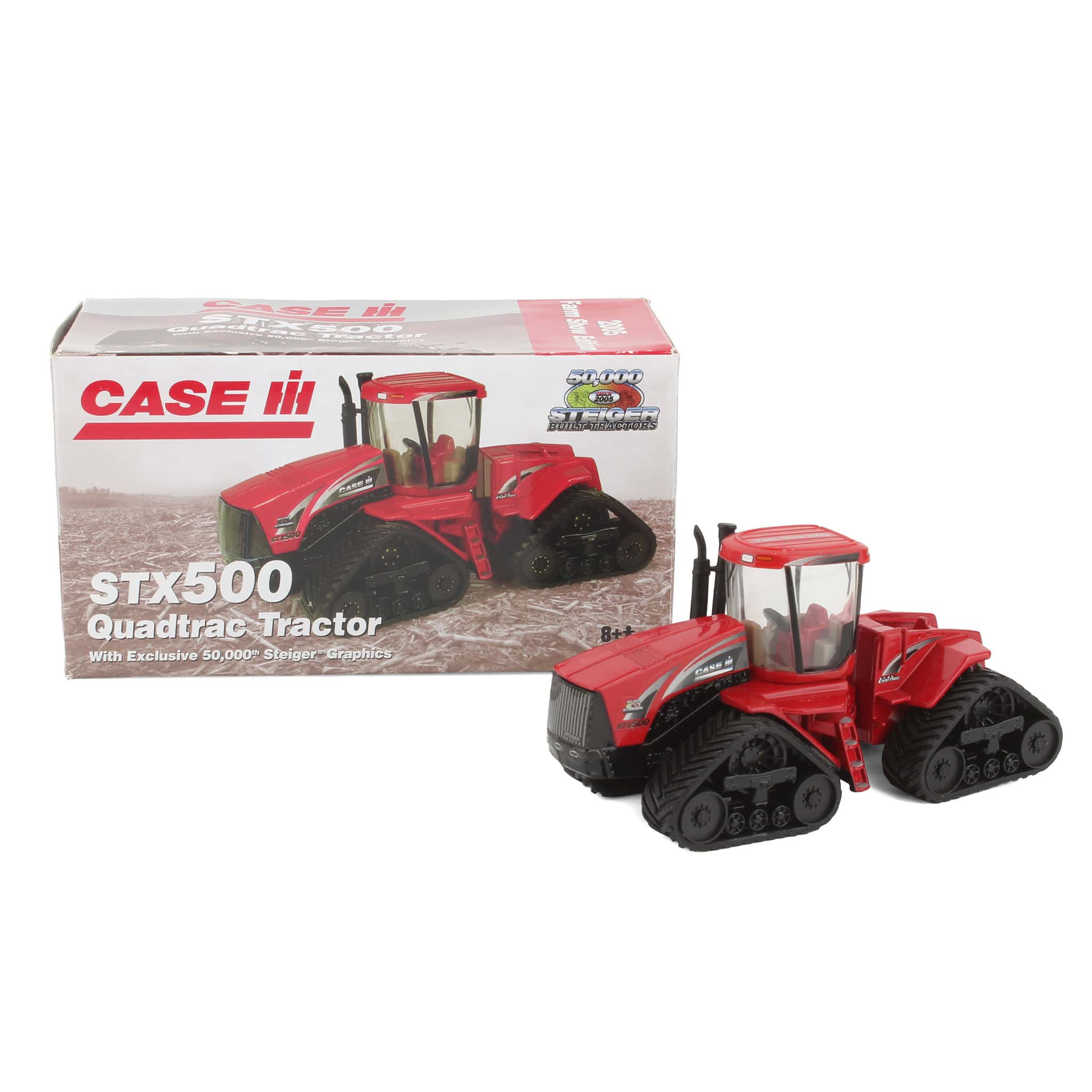 1/64 Case IH STX500 Quadtrac 50,000th Edition, 2005 Farm Show by ERTL