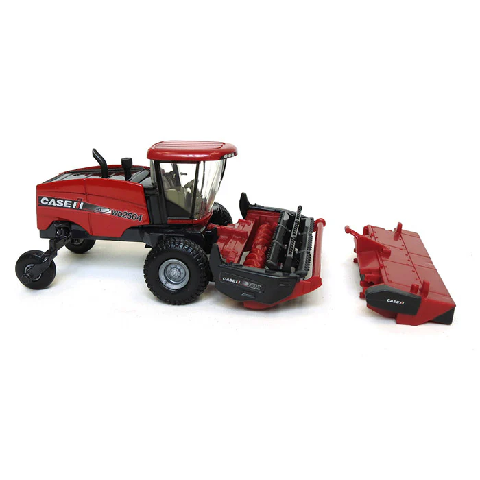 1/64 Case IH WD2504 Windrower with Detachable Sickle Bar and Rotary Heads - Image 5
