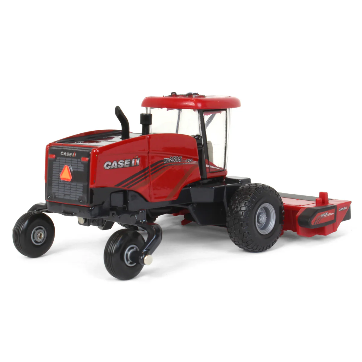 1/64 Case IH WD2505 Windrower with RD165 Rotary Head & Sickle Bar Head by ERTL - Image 3