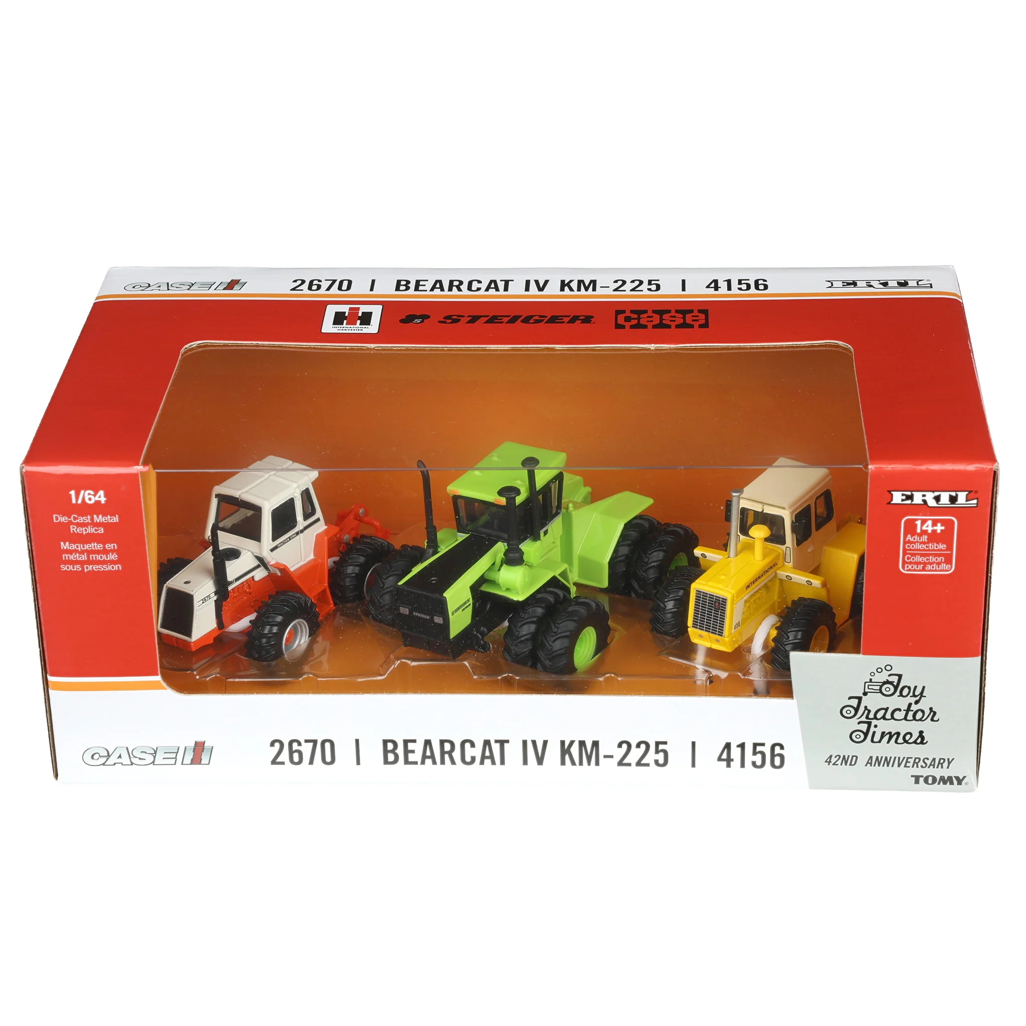 1/64 Case, International, & Steiger Tractor Set by ERTL, Toy Tractor Times 42nd Anniversary - Image 12