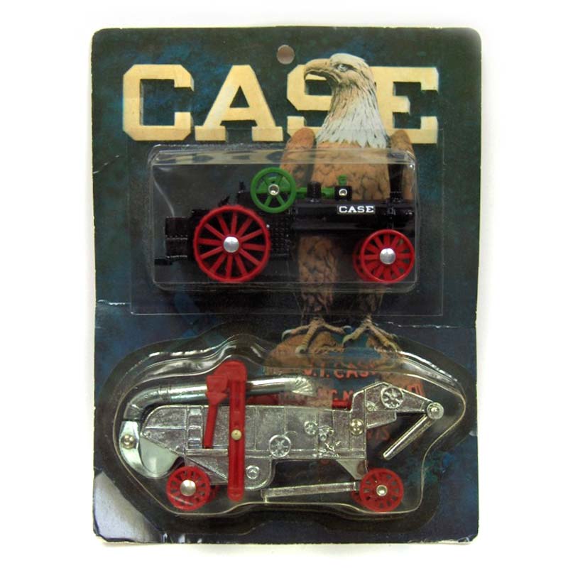 1/64 1915 Case Non-Canopy Steam Engine & Case Thresher Set by Scale Models