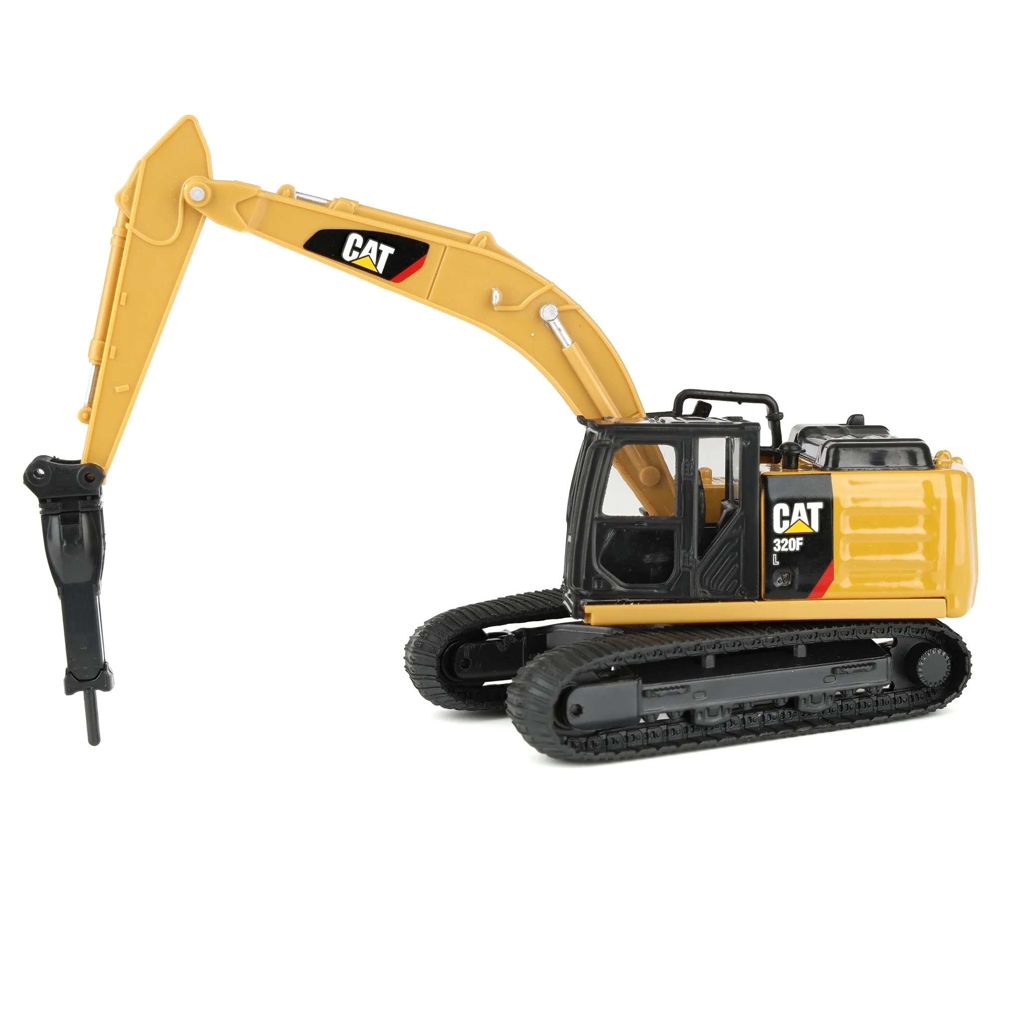 1/64 CAT 320 Excavator with Interchangeable Attachments by Diecast Masters - Image 4