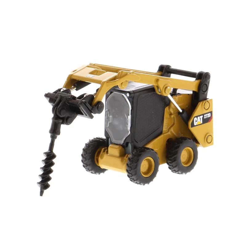 1/64 Caterpillar 272D2 Skid Steer Loader & 297D2 Compact Track Loader, Diecast Masters Play & Collect - Image 5