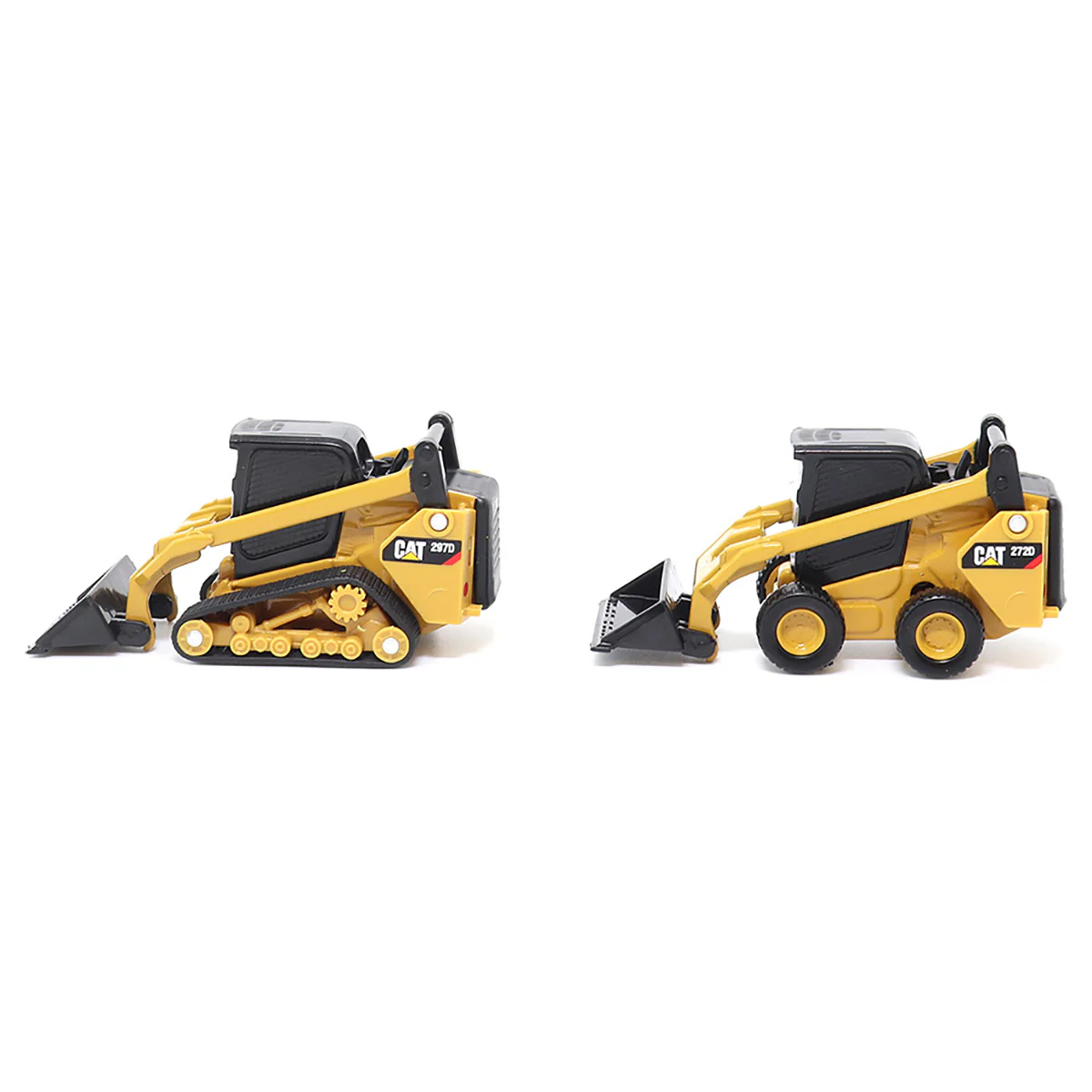 1/64 Caterpillar 272D2 Skid Steer Loader & 297D2 Compact Track Loader Set - Image 2
