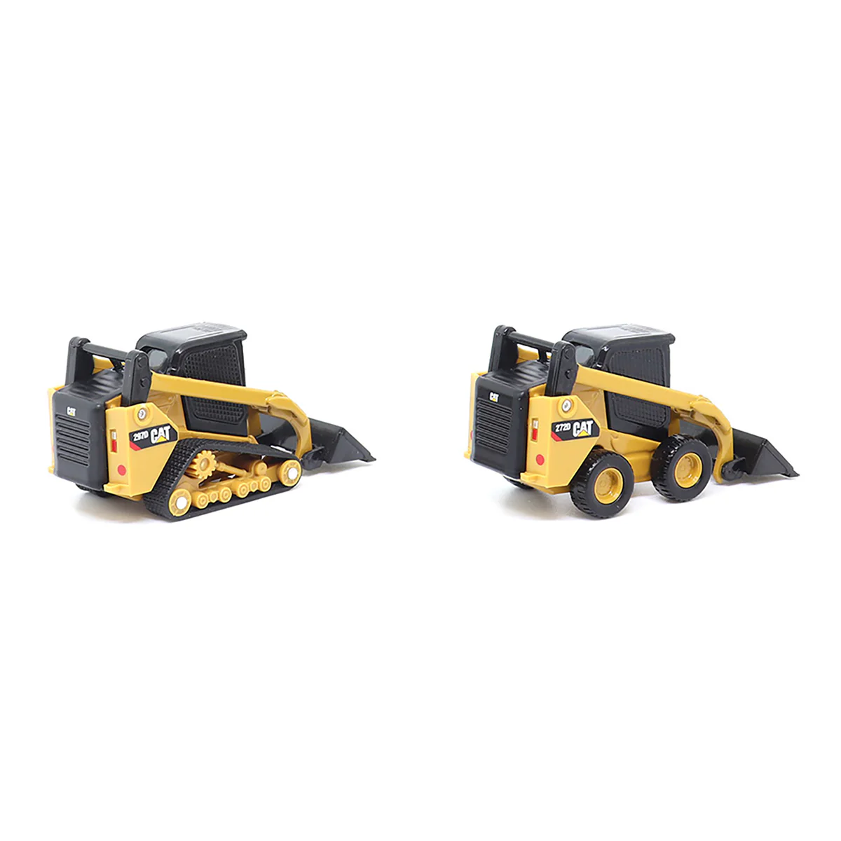 1/64 Caterpillar 272D2 Skid Steer Loader & 297D2 Compact Track Loader Set - Image 4