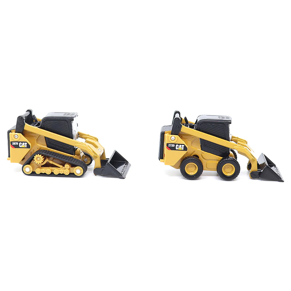 1/64 Caterpillar 272D2 Skid Steer Loader & 297D2 Compact Track Loader Set - Image 5