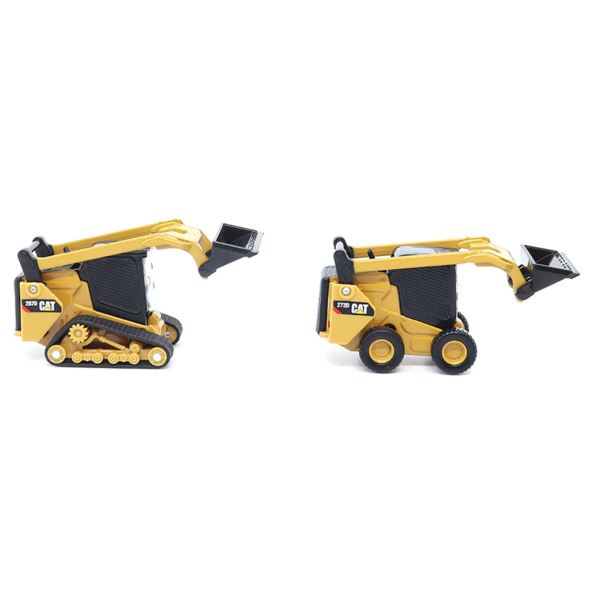 1/64 Caterpillar 272D2 Skid Steer Loader & 297D2 Compact Track Loader Set - Image 6