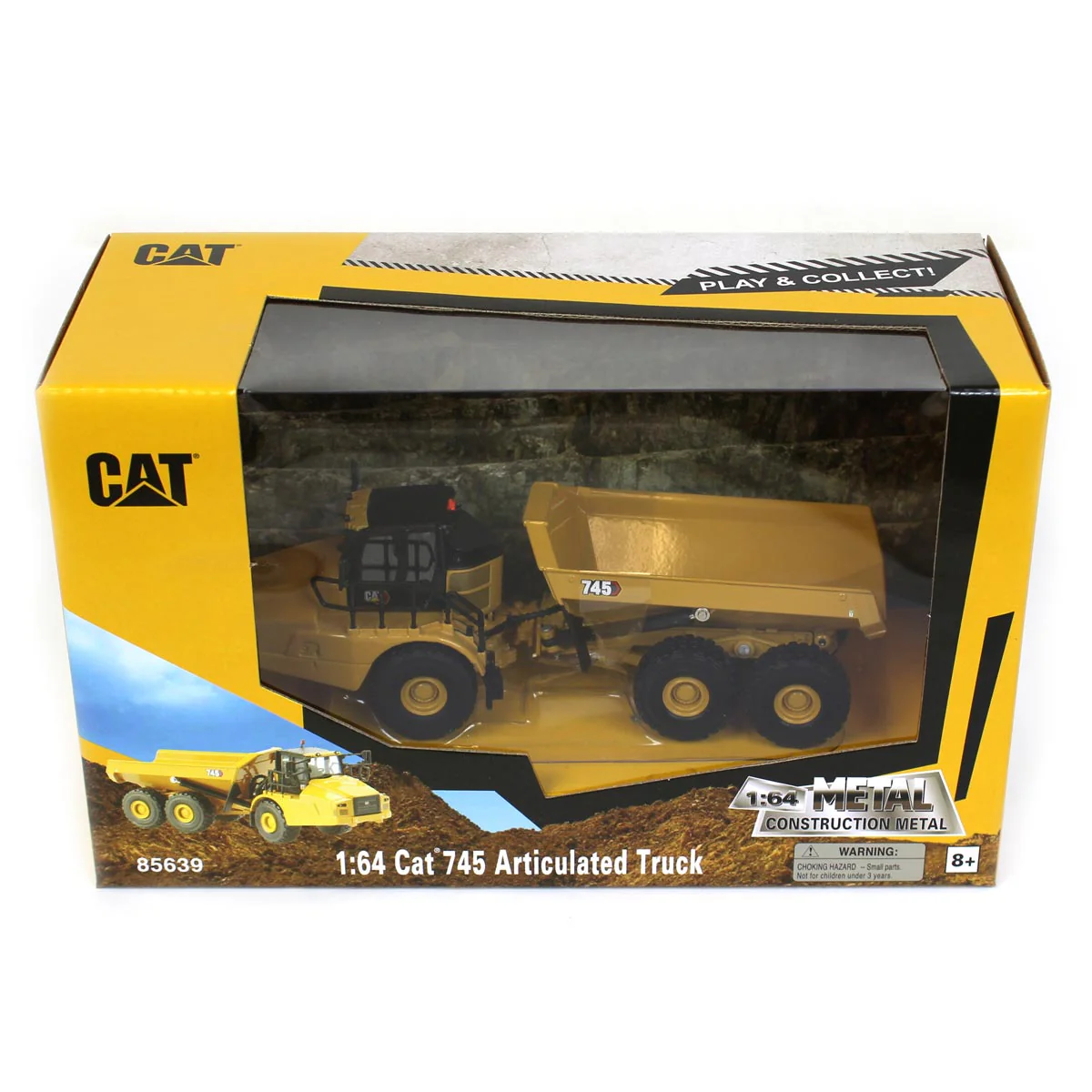 1/64 Caterpillar 745 Articulated Truck, Diecast Masters Play & Collect - Image 6