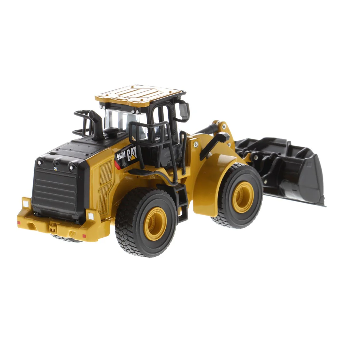 1/64 Caterpillar 950M Wheel Loader with Log Fork, Bucket & 2 Log Poles, Diecast Masters Play & Collect - Image 5