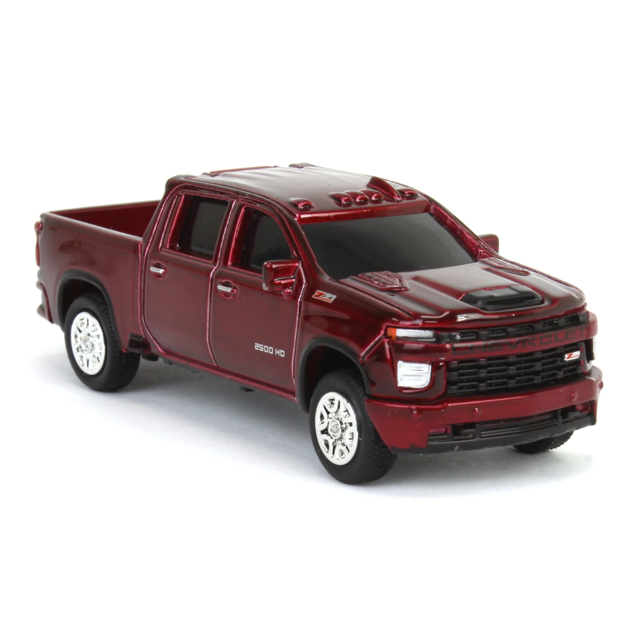 1/64 Red Chevy Silverado 2500HD Z71 Pickup Truck, ERTL Collect N Play - Image 2