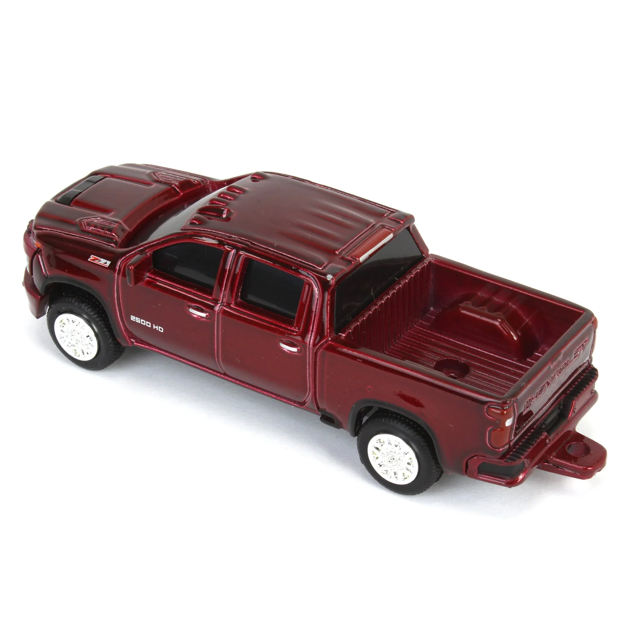 1/64 Red Chevy Silverado 2500HD Z71 Pickup Truck, ERTL Collect N Play - Image 4