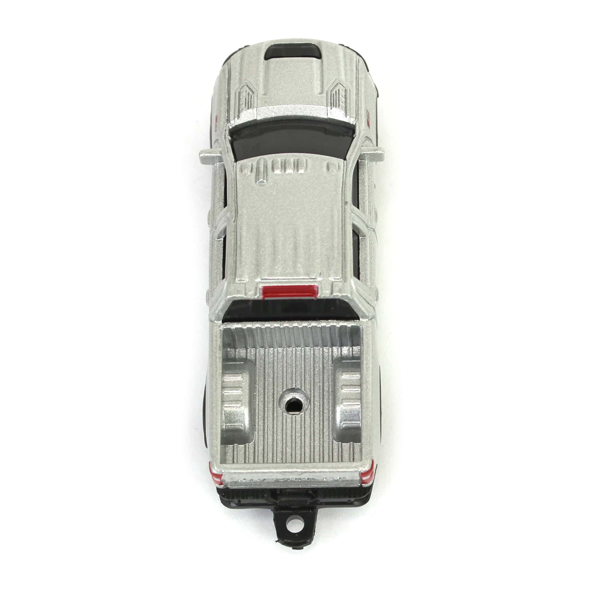 1/64 Silver Chevy Silverado 2500HD Z71 Pickup Truck, ERTL Collect N Play - Image 5