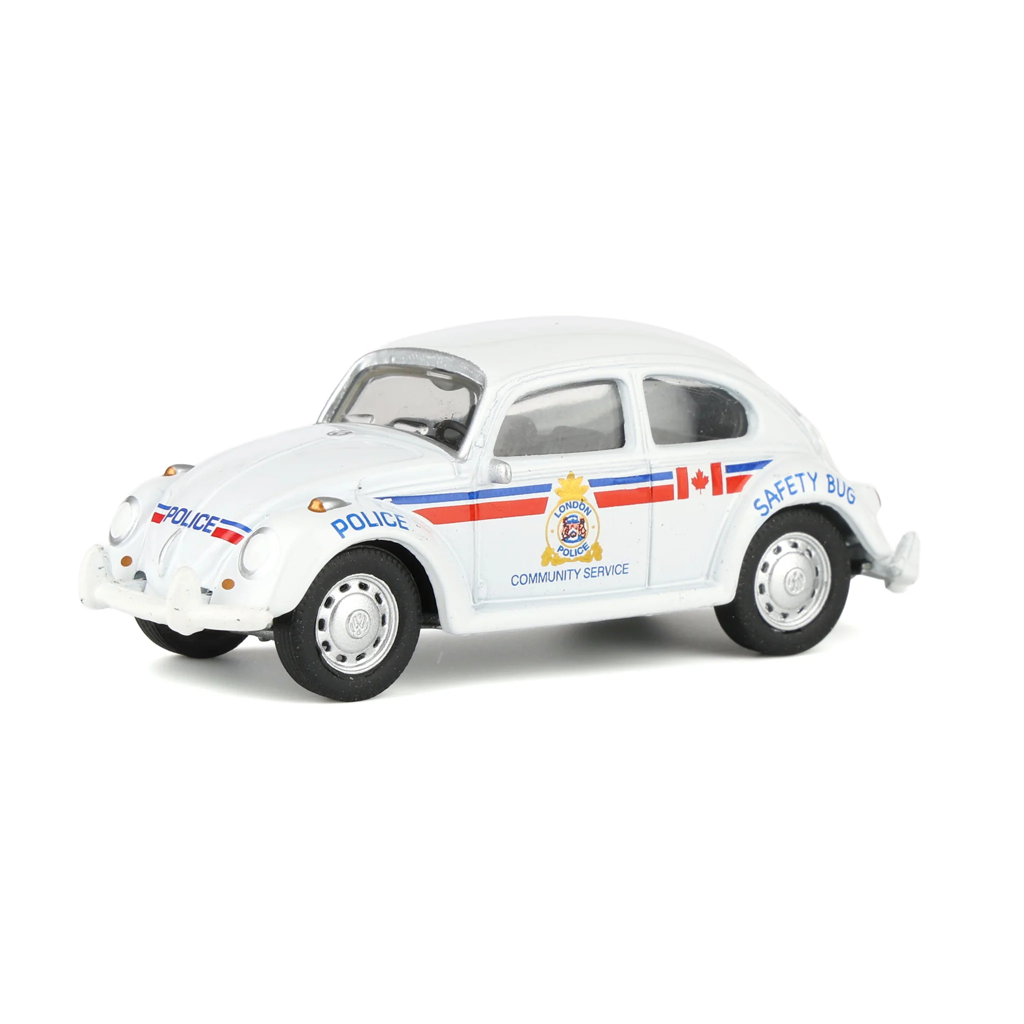 1/64 Classic Volkswagen Beetle, London, Canada Police Community Service Safety Vehicle, Club Vee-Dub Series 21