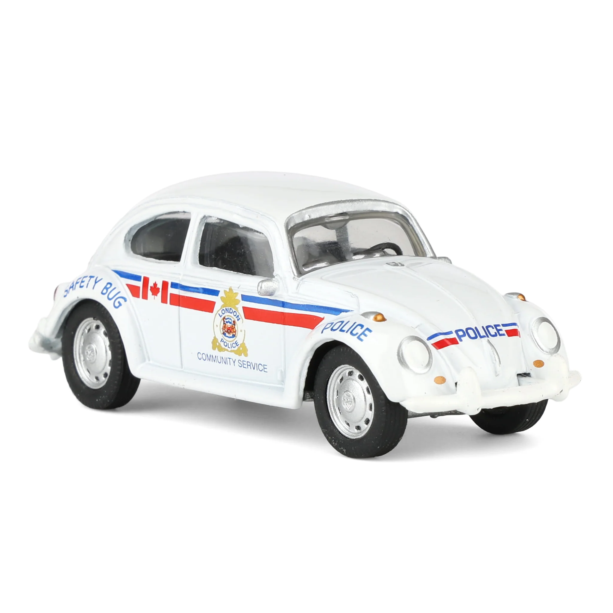 1/64 Classic Volkswagen Beetle, London, Canada Police Community Service Safety Vehicle, Club Vee-Dub Series 21 - Image 2