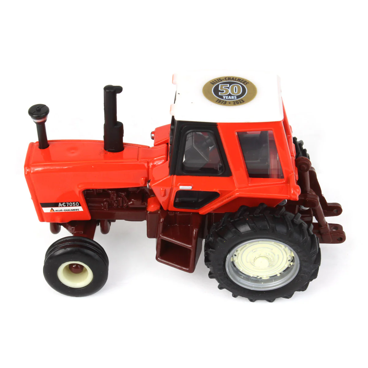 1/64 Allis Chalmers 7050 Maroon Belly Tractor by ERTL, 50th Anniversary Collector Edition - Image 5