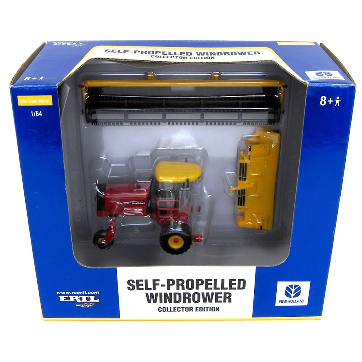 1/64 New Holland HW365 Self-Propelled Windrower, Collector Edition by ERTL