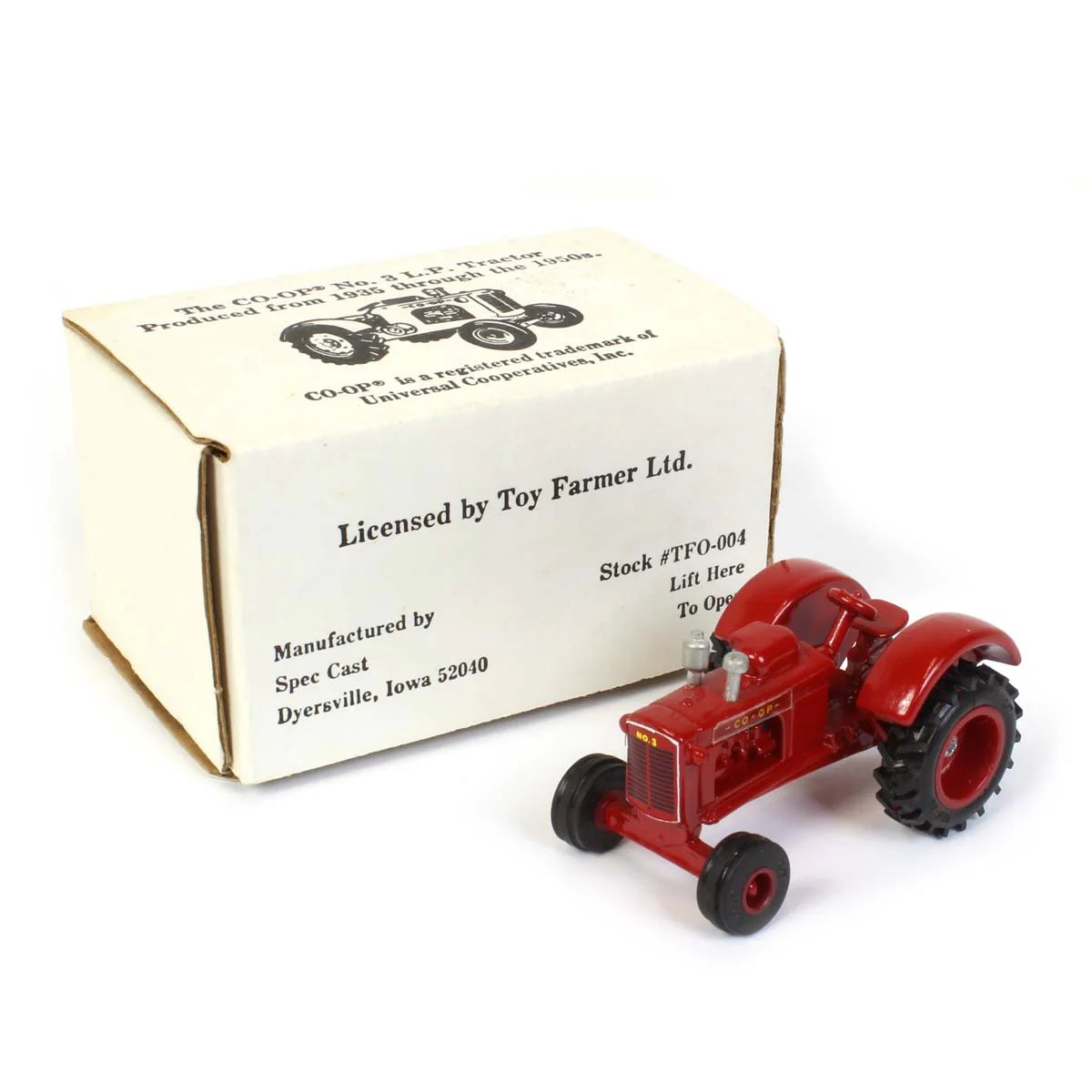 1/64 CO-OP No. 3 L.P. Tractor by SpecCast, Collector's Series