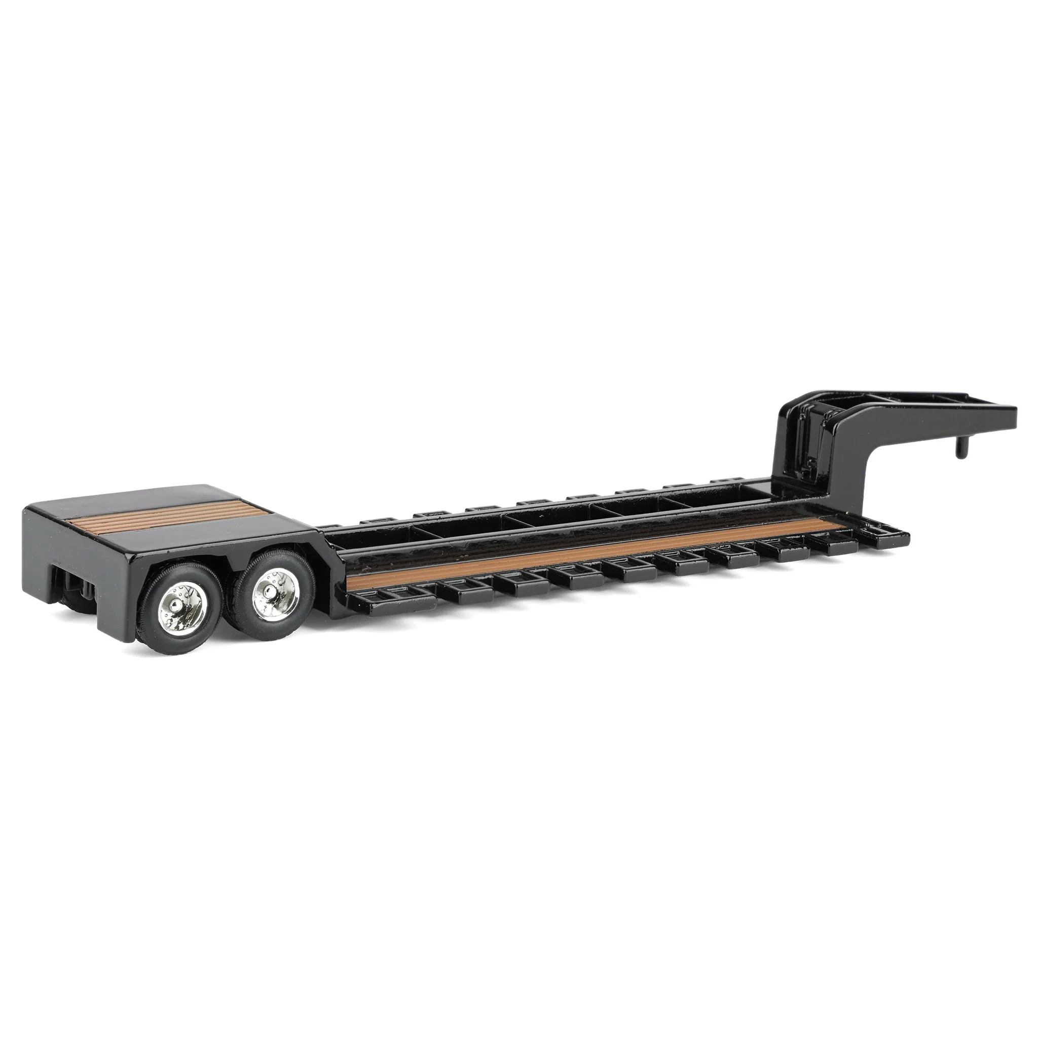 LOOSE ~ 1/64 Diecast Metal Lowboy Trailer with Outriggers - Image 3