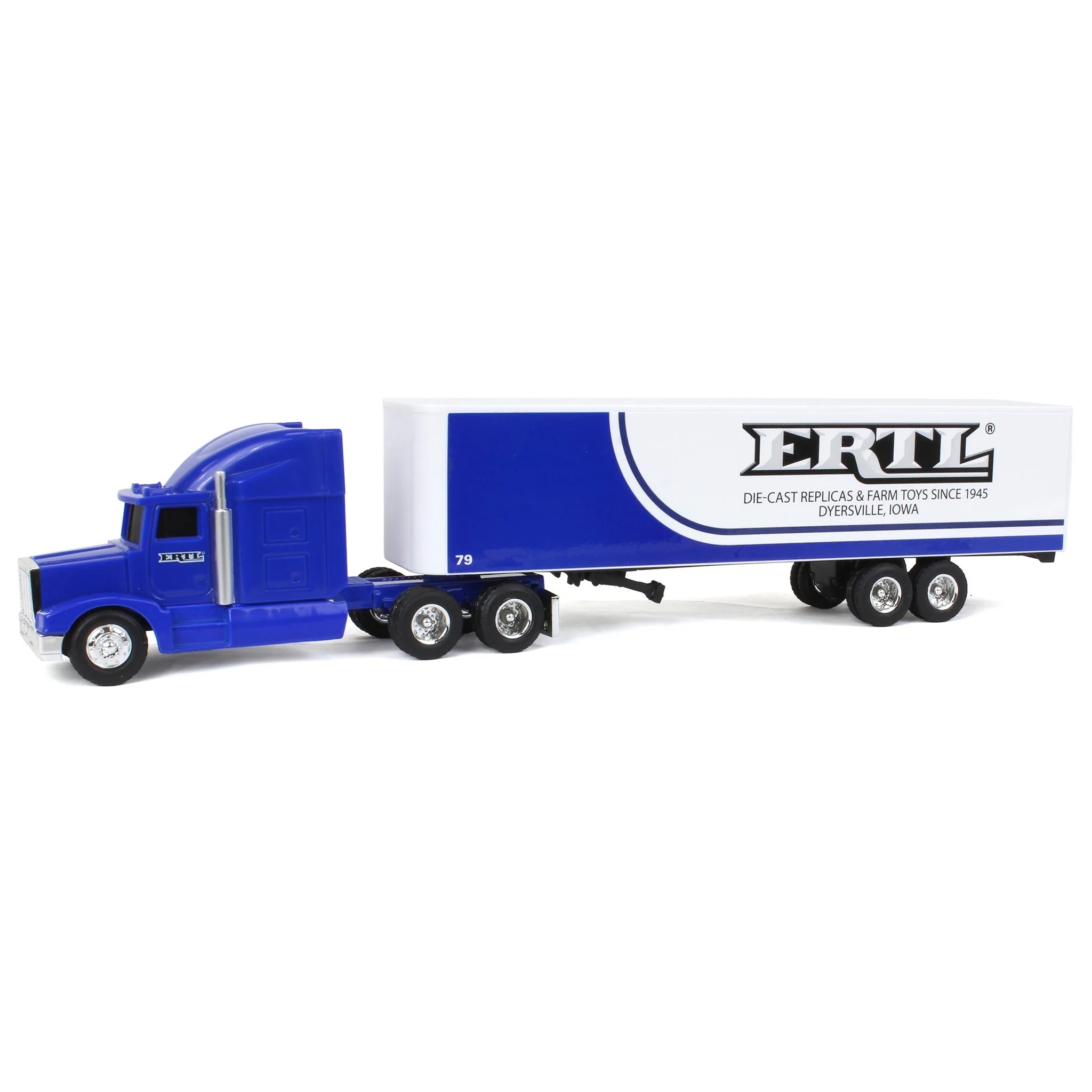 1/64 ERTL 79 Semi Truck with Box Trailer, 79 Years of ERTL, 1st in Series