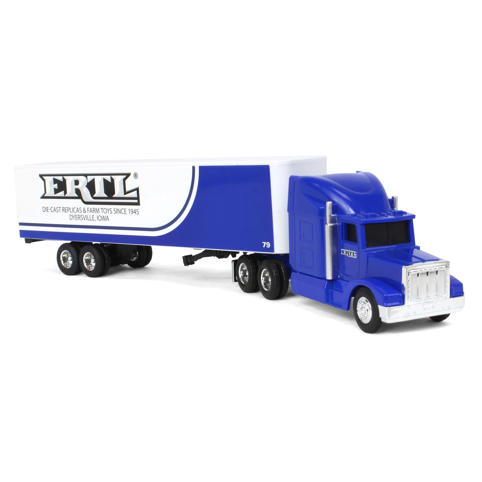 1/64 ERTL 79 Semi Truck with Box Trailer, 79 Years of ERTL, 1st in Series - Image 2