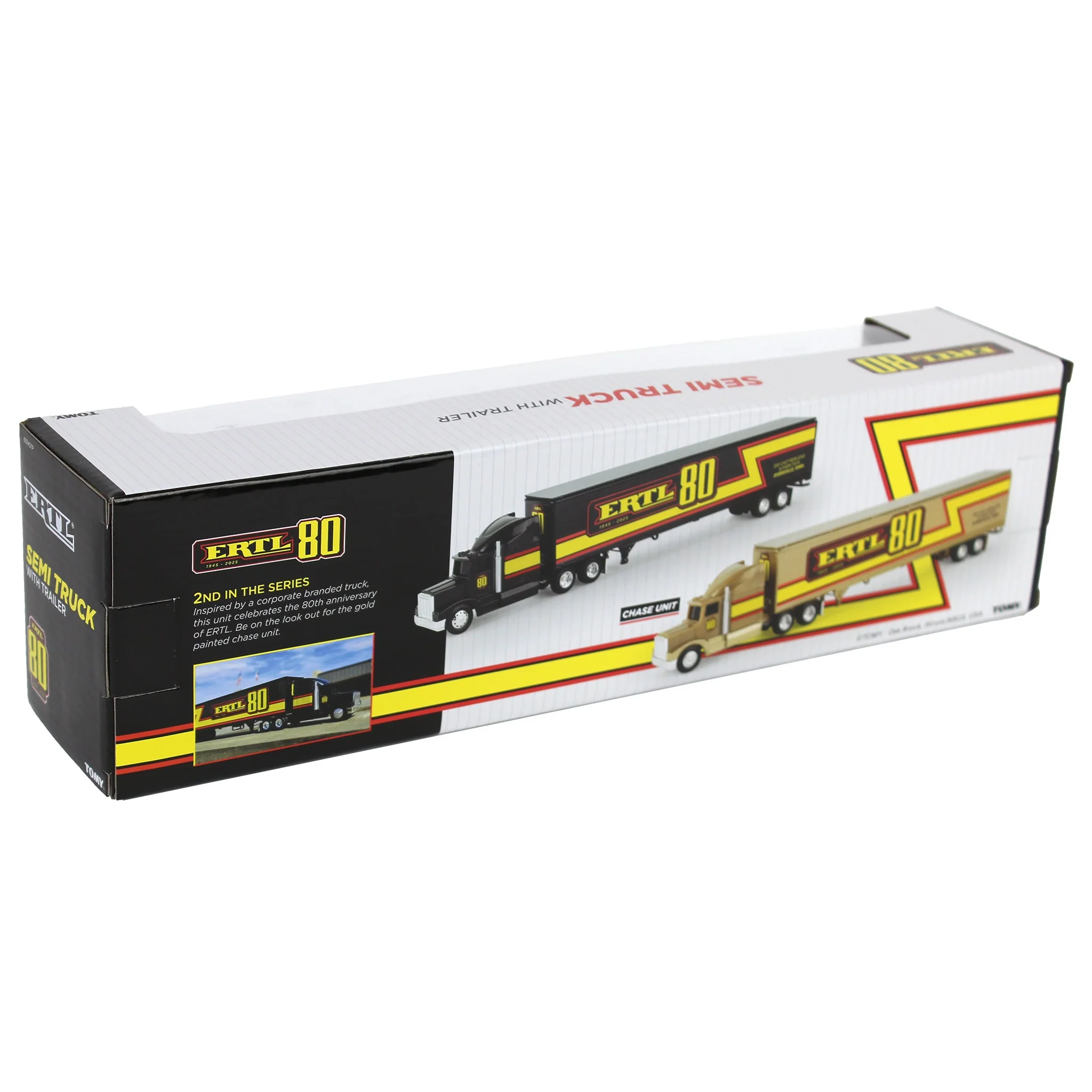 1/64 ERTL 80 Semi Truck with Box Trailer, 80 Years of ERTL, 2nd in Series - Image 7