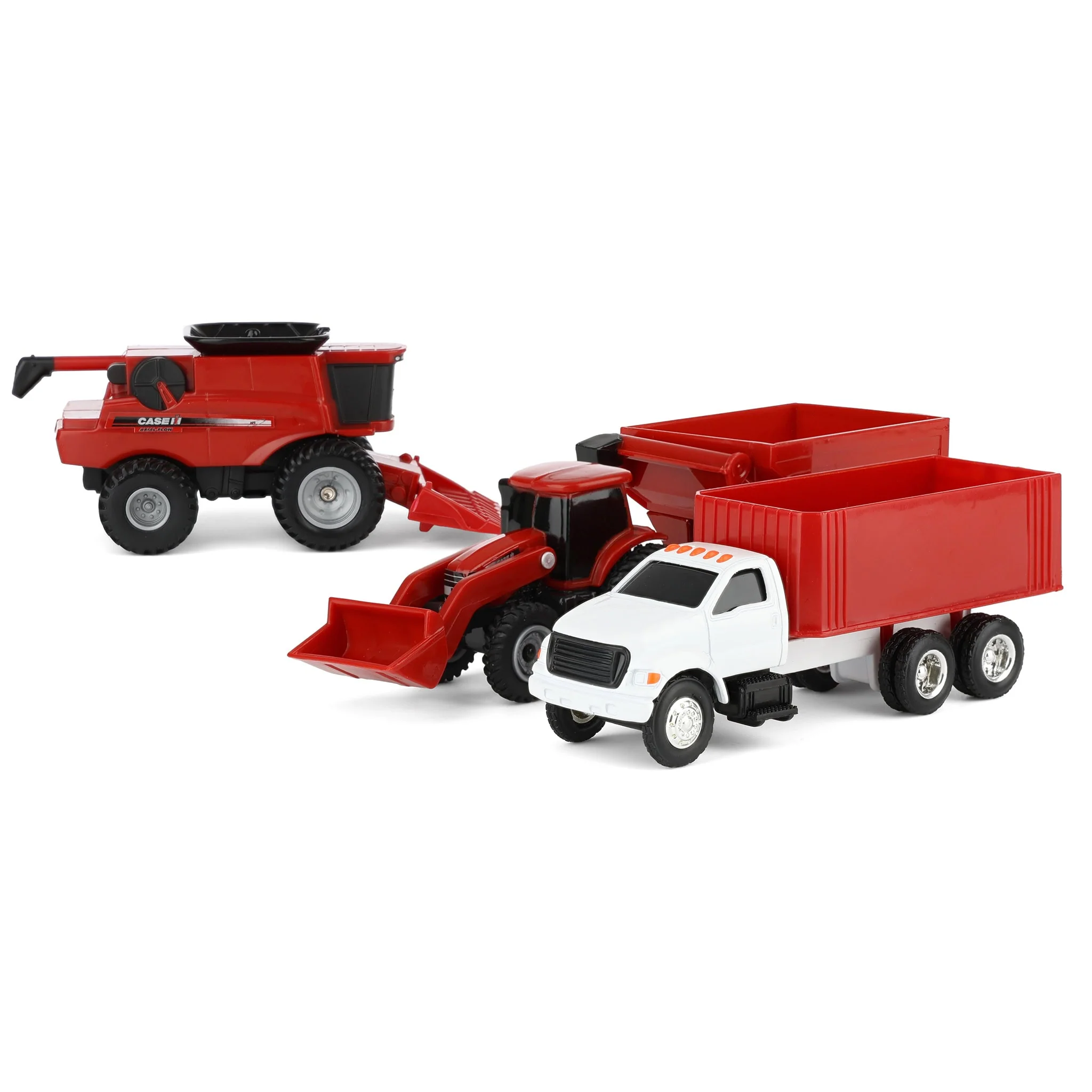 1/64 ERTL Collect N Play Case IH Harvest 4 Piece Set - Image 3