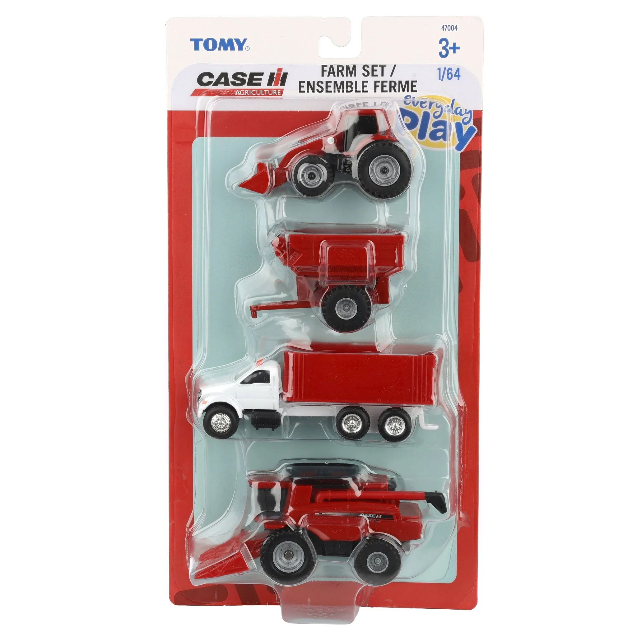 1/64 ERTL Collect N Play Case IH Harvest 4 Piece Set - Image 9