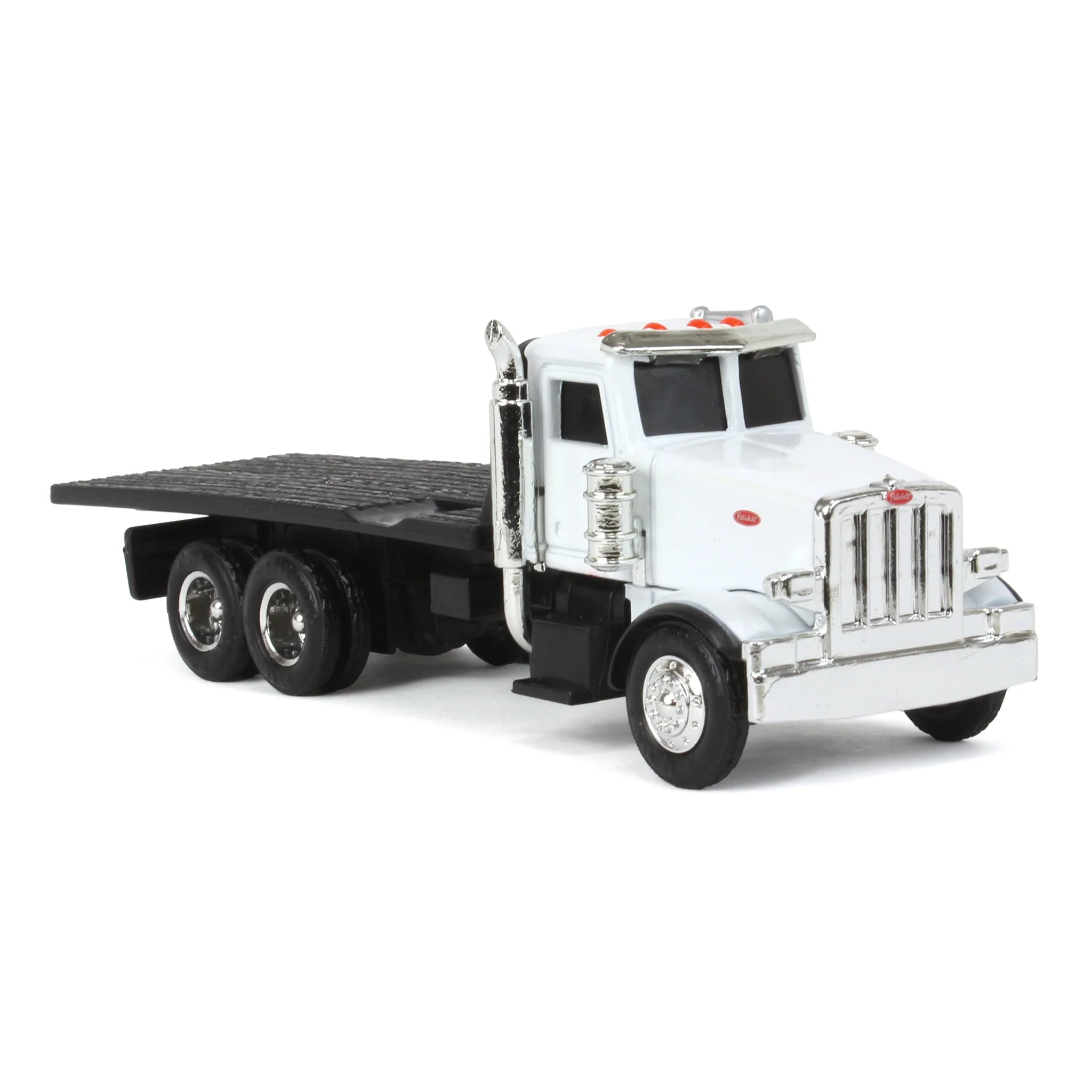 1/64 ERTL Collect N Play Peterbilt Flatbed Truck - Image 2