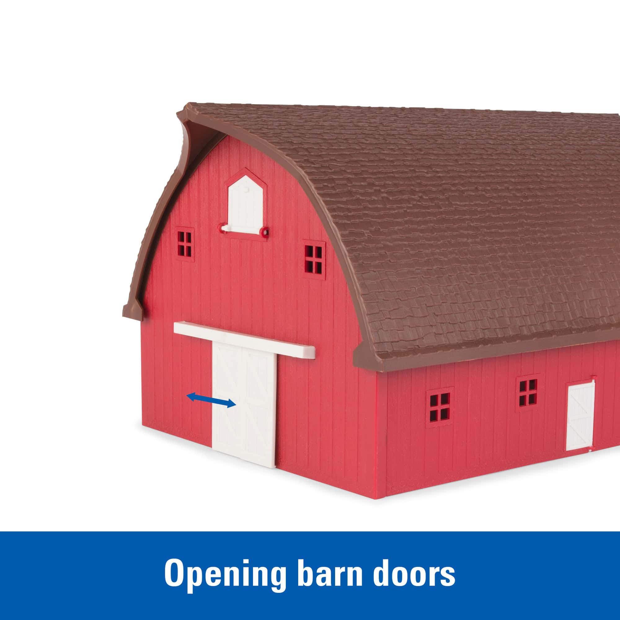1/64 ERTL Farm Country Round Gable Barn Set, 73 Pieces - Image 6