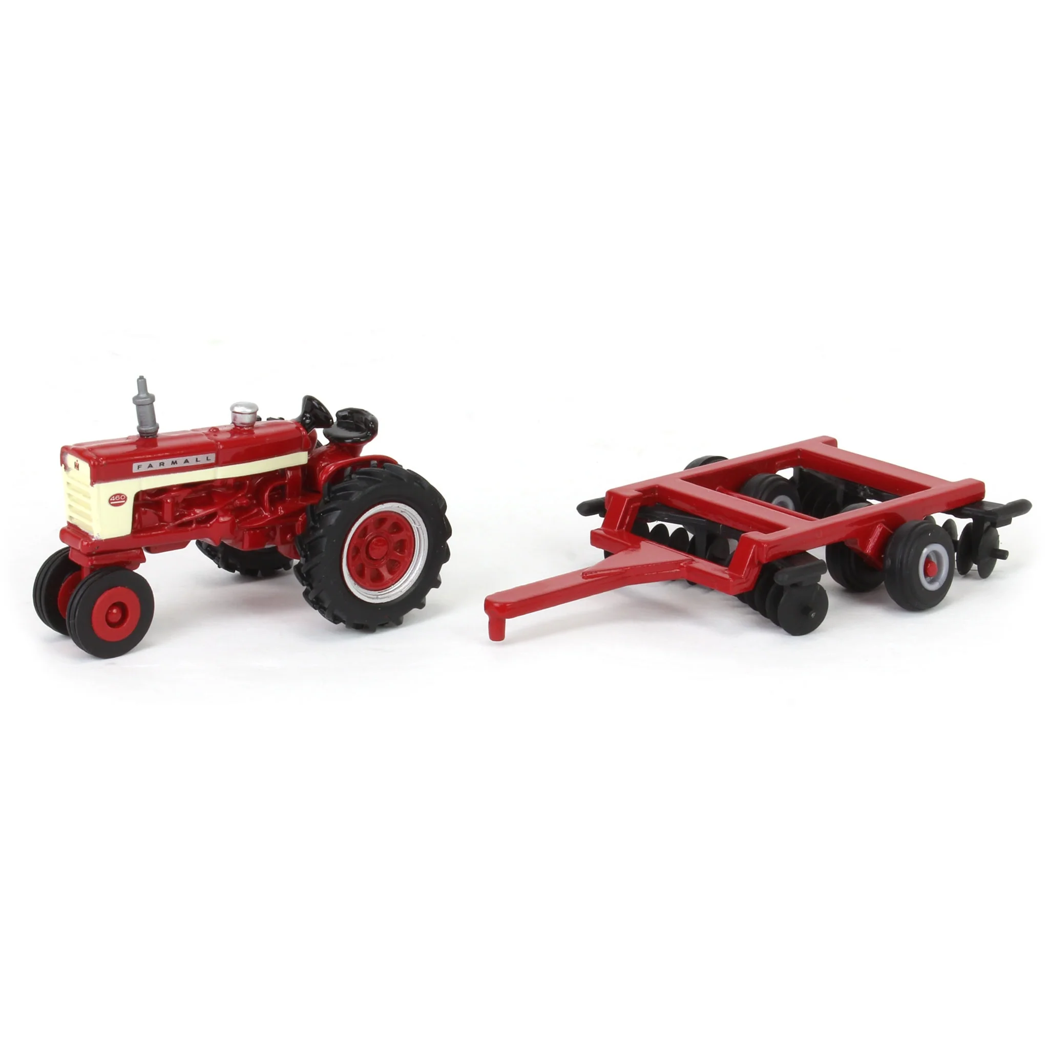 1/64 IH Farmall 460 Tractor with Narrow Front & Disk by ERTL - Image 5