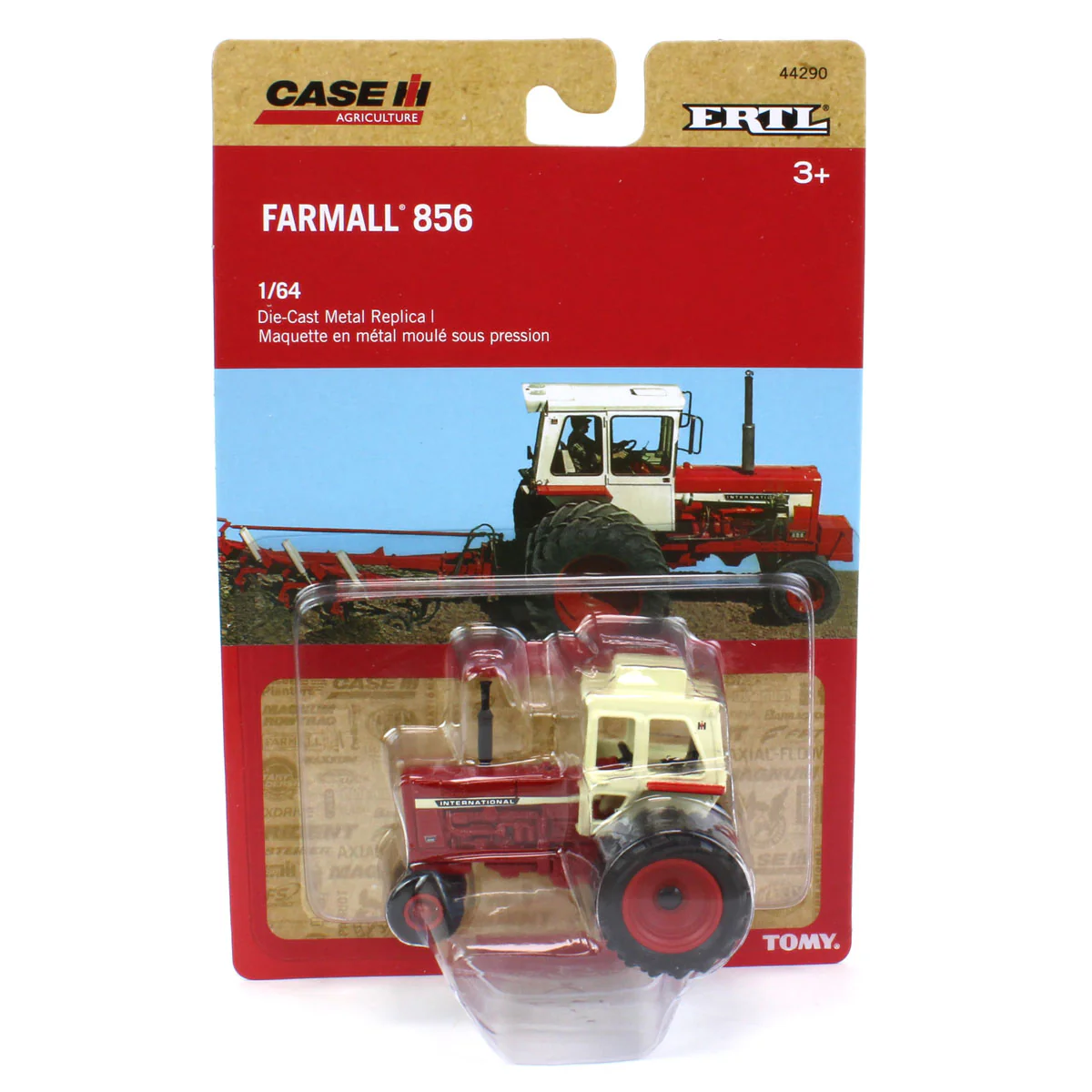 1/64 IH Farmall 856 Tractor with Narrow Front, Rear Duals & Cab by ERTL - Image 5