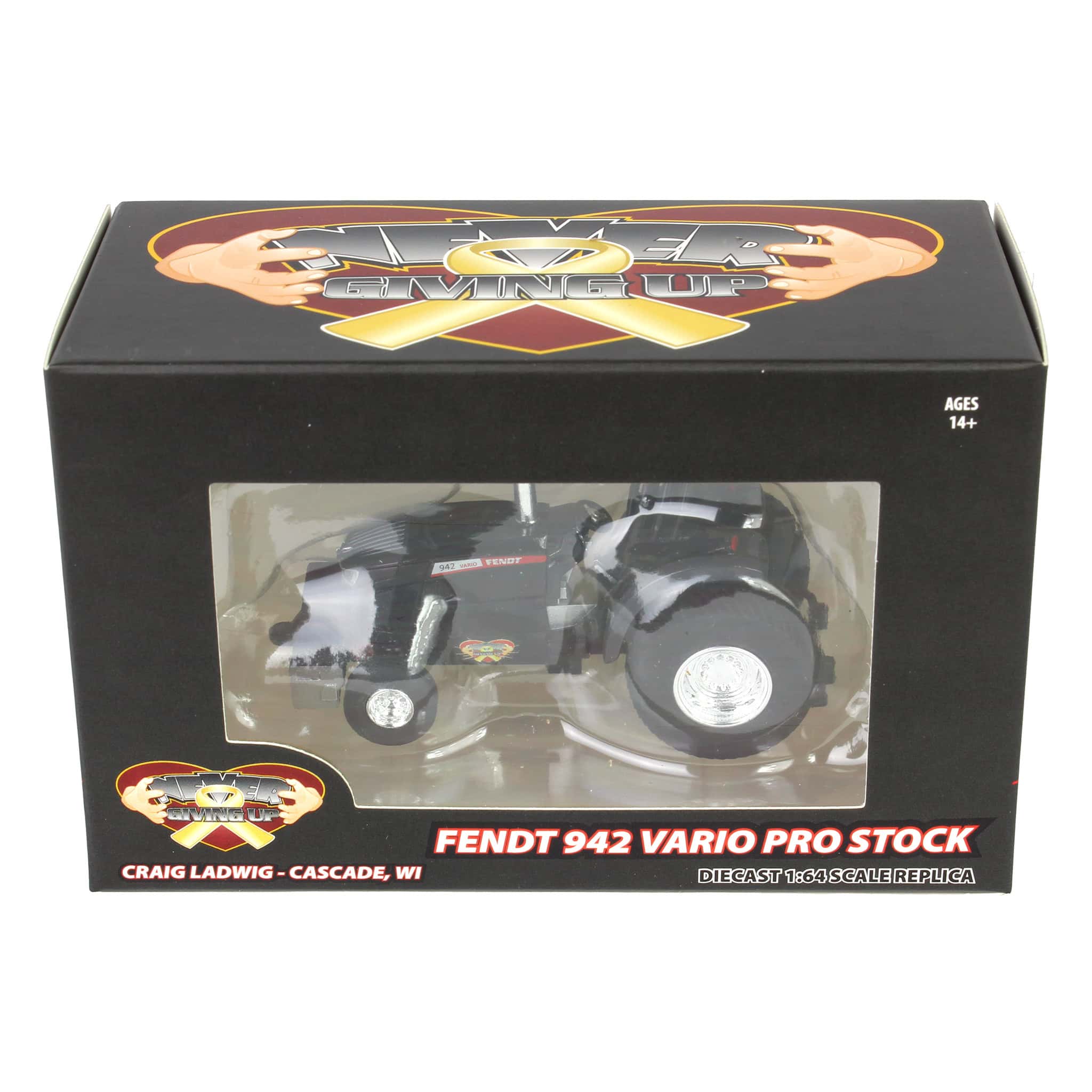 1/64 Fendt 942 Never Giving Up Pulling Tractor by SpecCast - Image 5